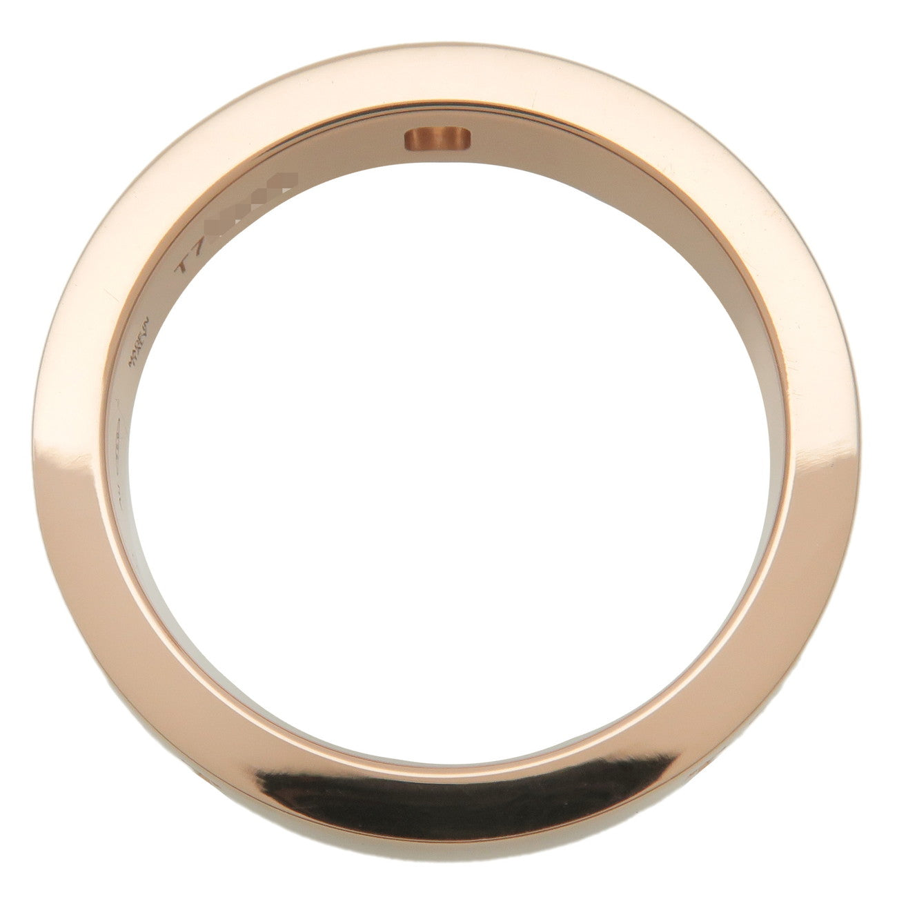 BVLGARI Double Logo 1P Diamond Ring 750PG RoseGold US5.5-6 EU50.5