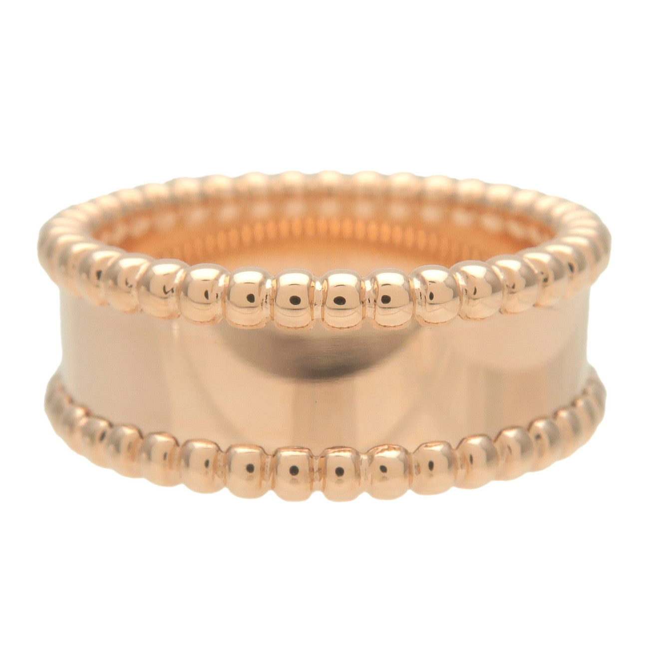 Van Cleef & Arpels Perlée Signature Ring K18 Rose Gold #53 US6.5-7