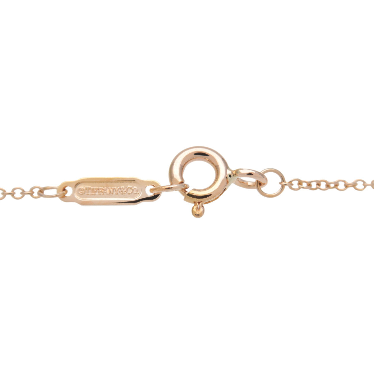 Tiffany&Co. Heart Key Necklace K18PG  750PG Rose Gold