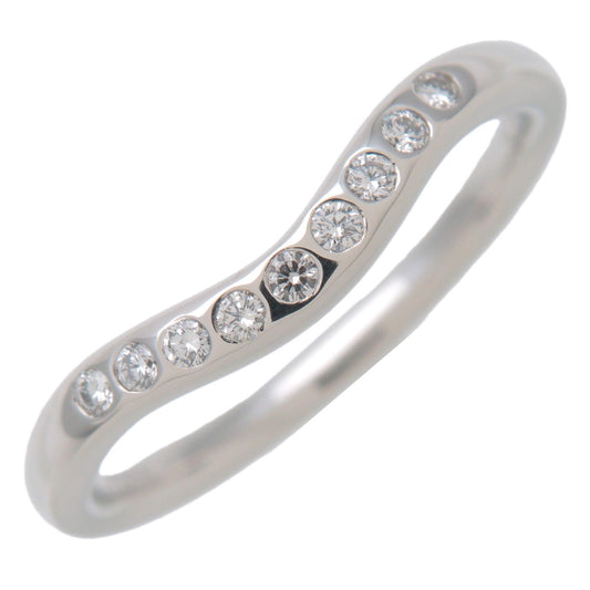 Tiffany&Co.-Carved-Band-Ring-9P-Diamonds-PT950-EU47-US4-4.5