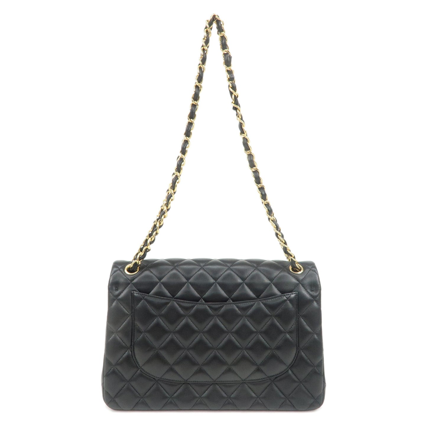 CHANEL Matelasse Caviar Skin Maxi 30 W Flap Shoulder Bag A58600