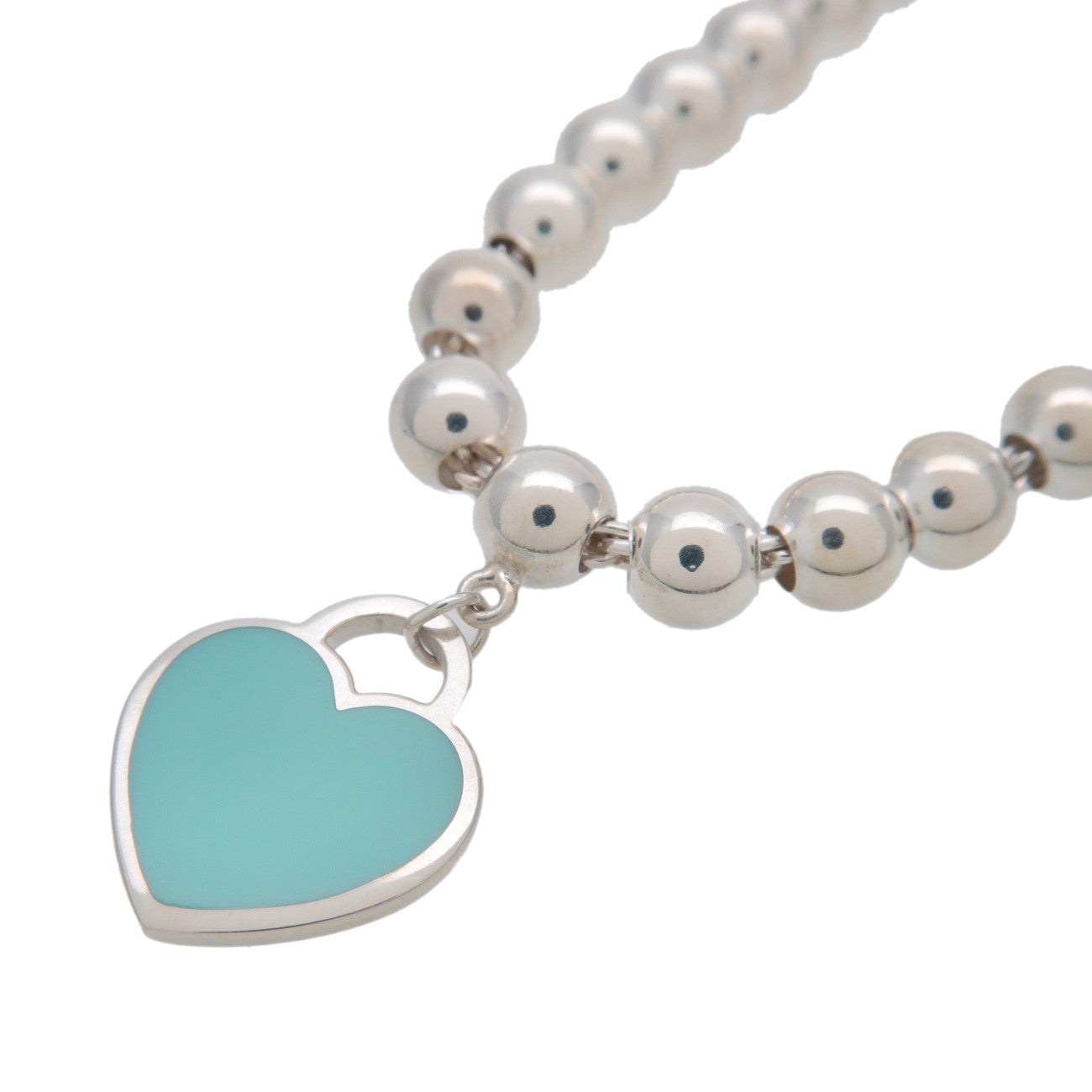 Tiffany&Co. Return to Tiffany Mini Heart Beads Bracelet SV925