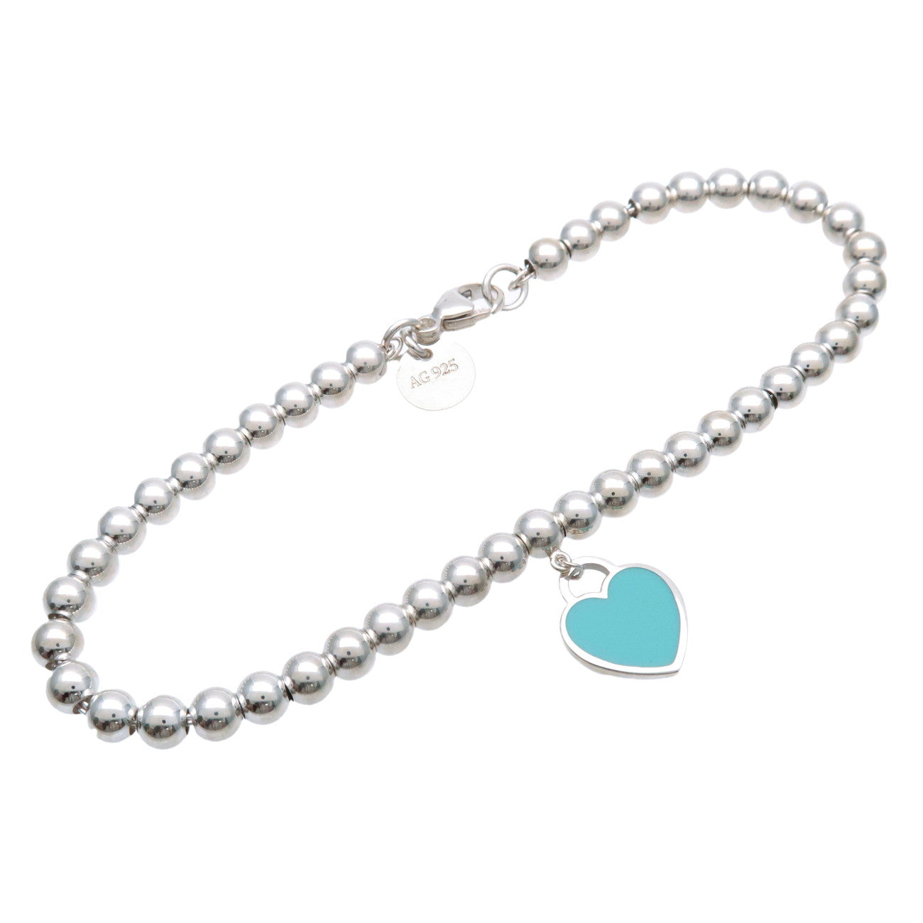 Tiffany&Co. Return to Tiffany Mini Heart Beads Bracelet SV925