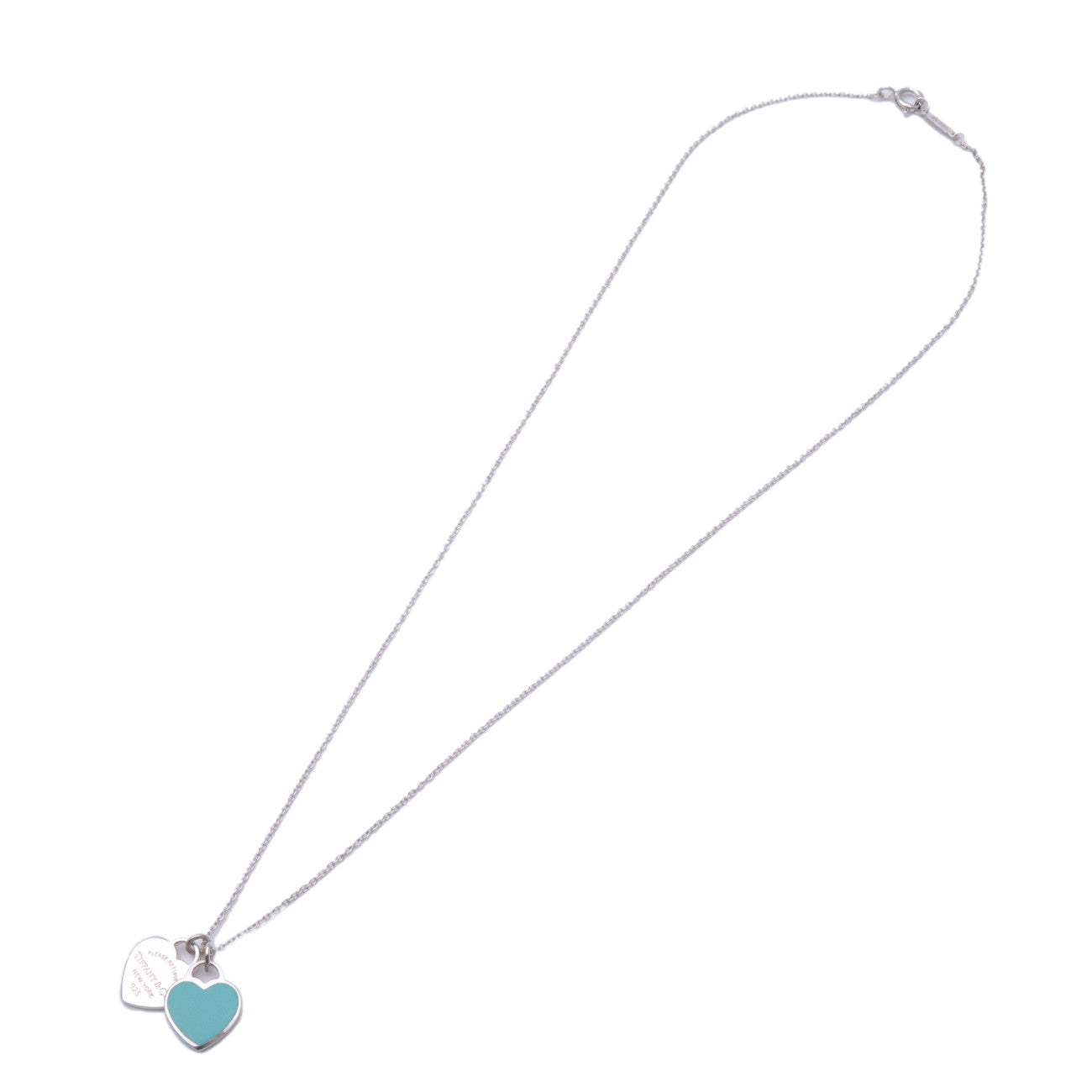 Tiffany&Co. Return to Tiffany Mini Double Hearts Necklace SV925