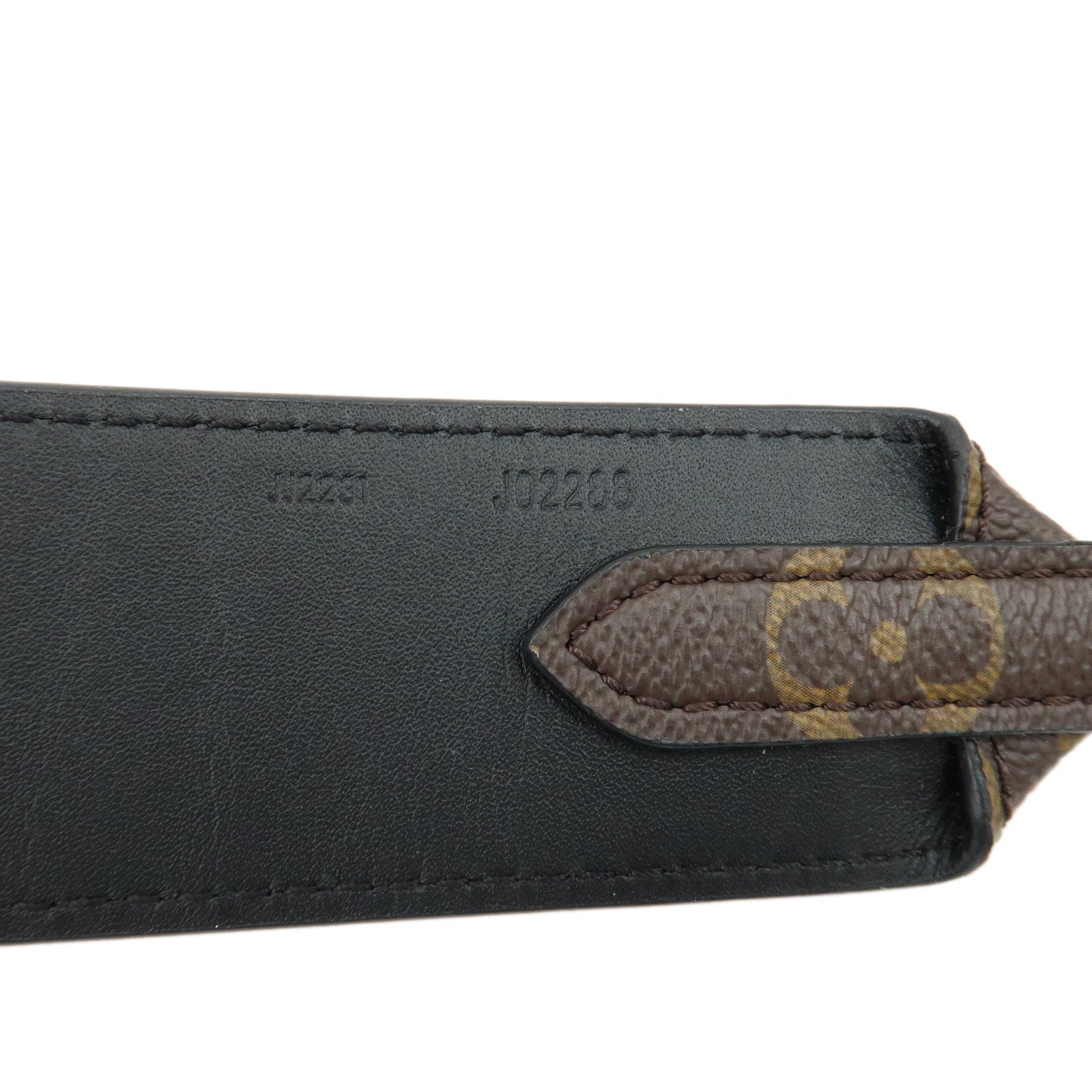 Louis Vuitton Monogram Canvas Shoulder Strap Noir J02288