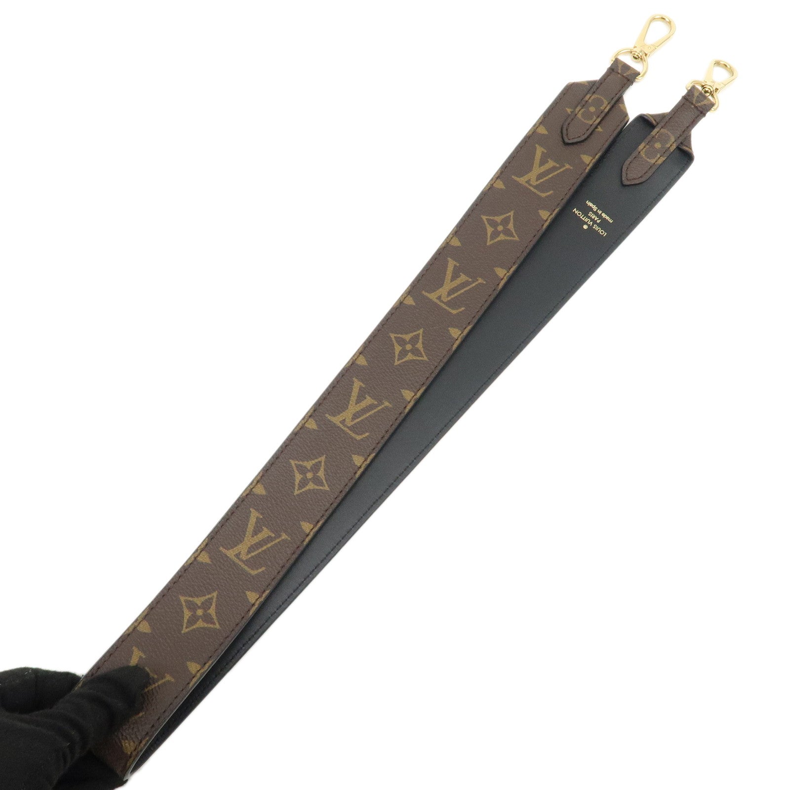 Louis Vuitton Monogram Canvas Shoulder Strap Noir J02288