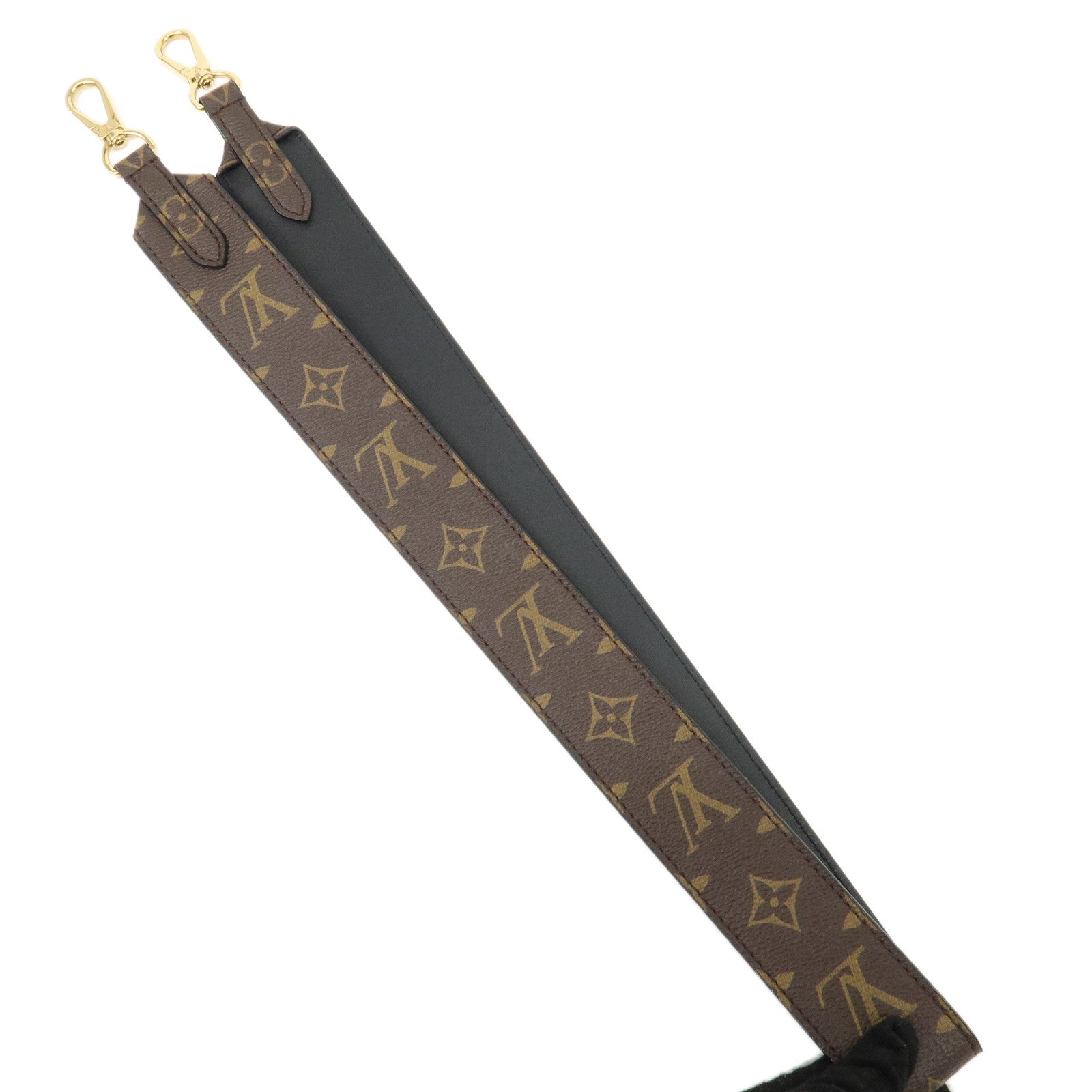 Louis Vuitton Monogram Canvas Shoulder Strap Noir J02288