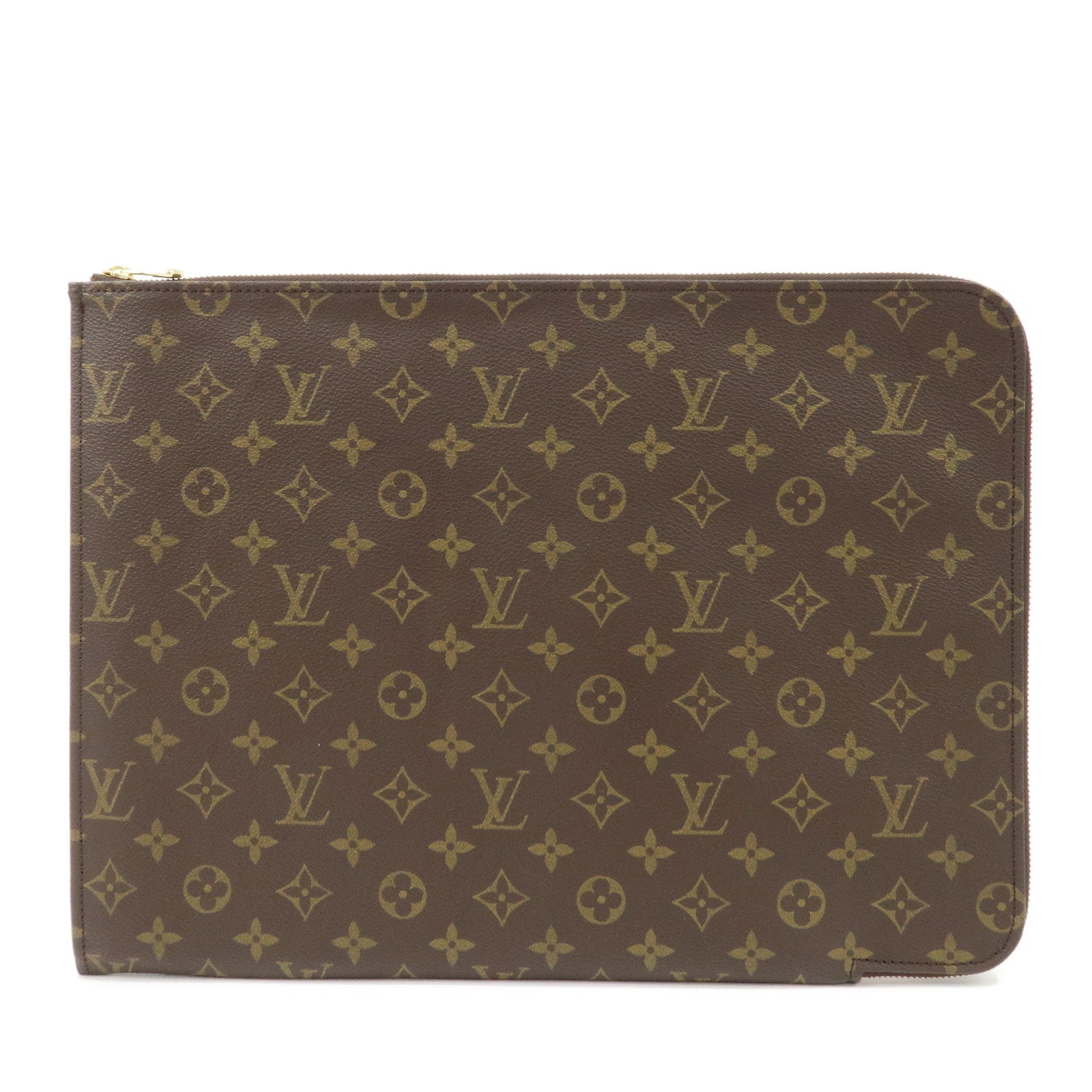 Louis-Vuitton-Monogram-Posh-Documents-Clutch-Bag-Brown-M53456