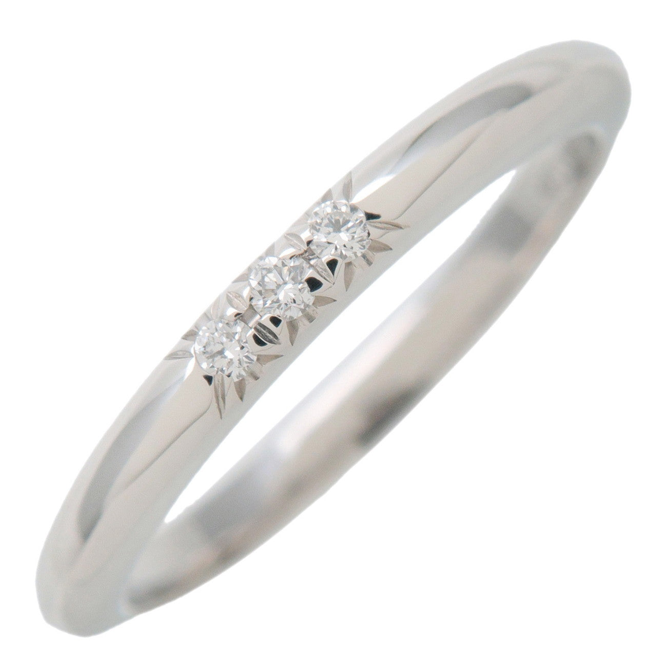 Tiffany-&-Co.-Classic-Band-3P-Diamond-RIng-PT950-Platinum-US4-4.5