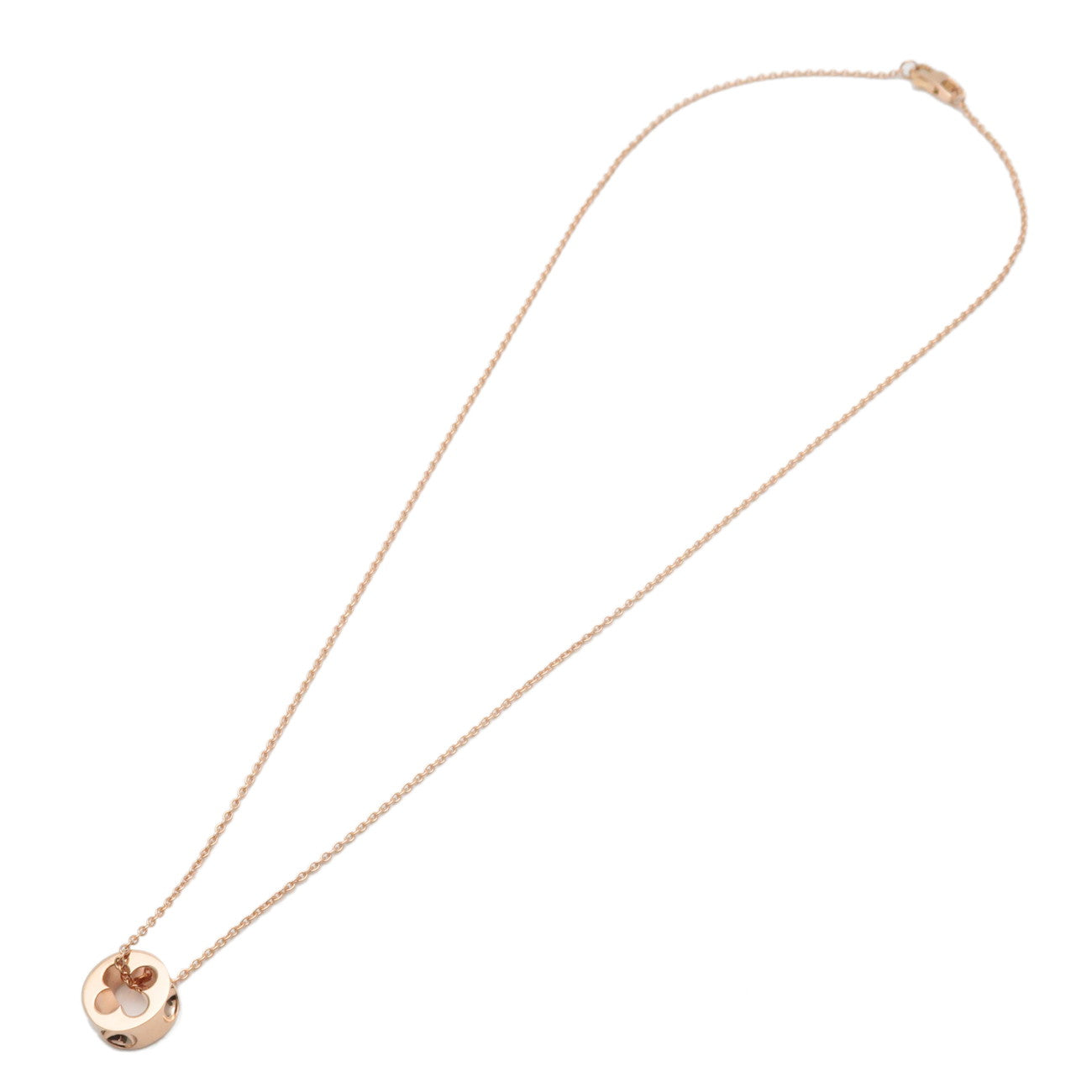 Louis Vuitton Pendentif Empreinte Necklace K18PG Rose Gold Q93673