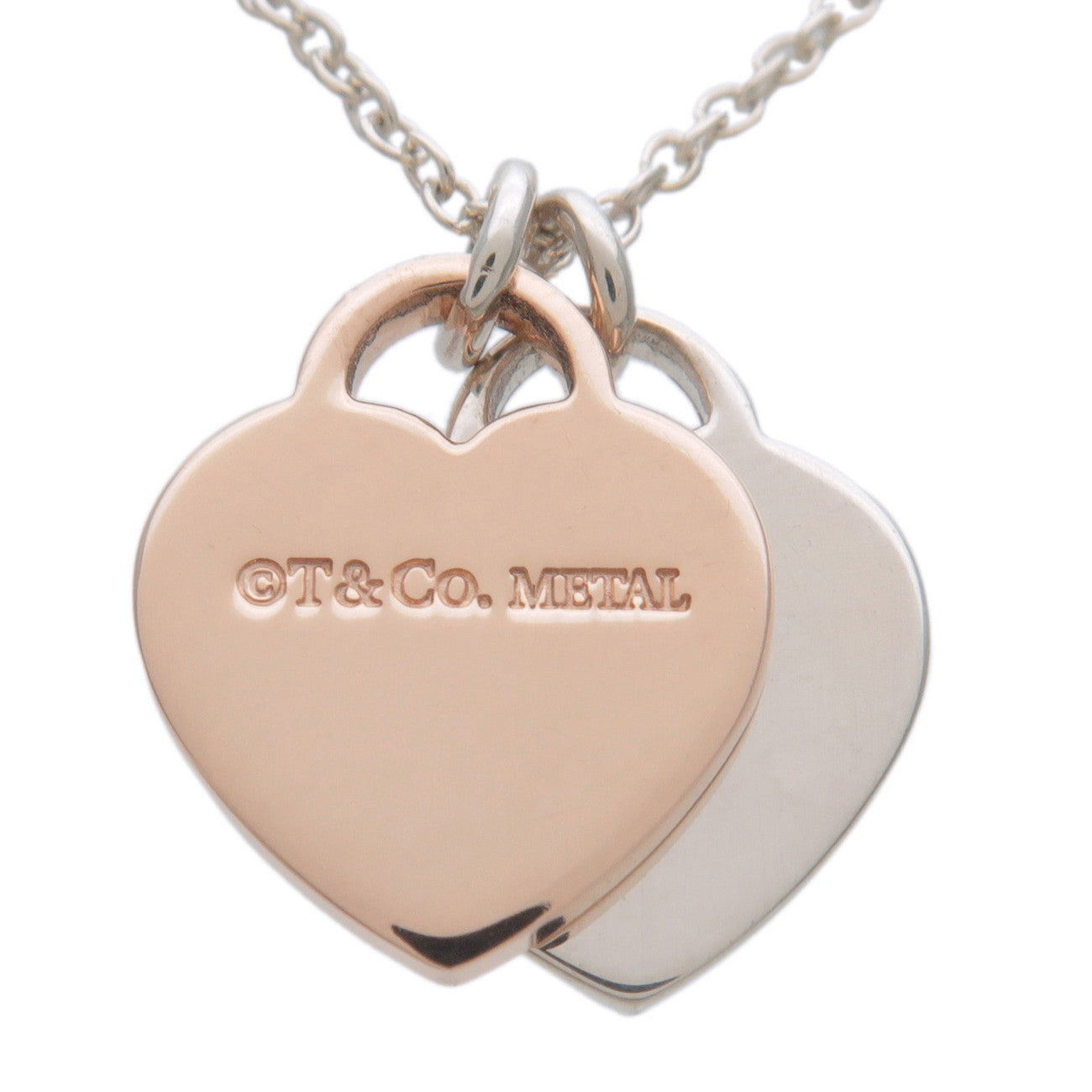 Tiffany&Co. Return to Tiffany Double Heart Necklace SV925