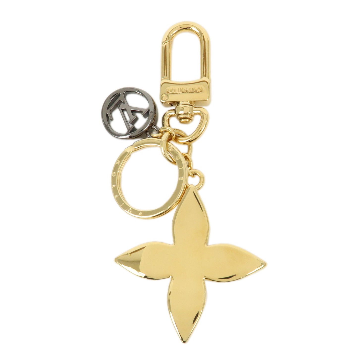 Louis Vuitton Porte Cles Blossom Dream Keychain Gold M00355