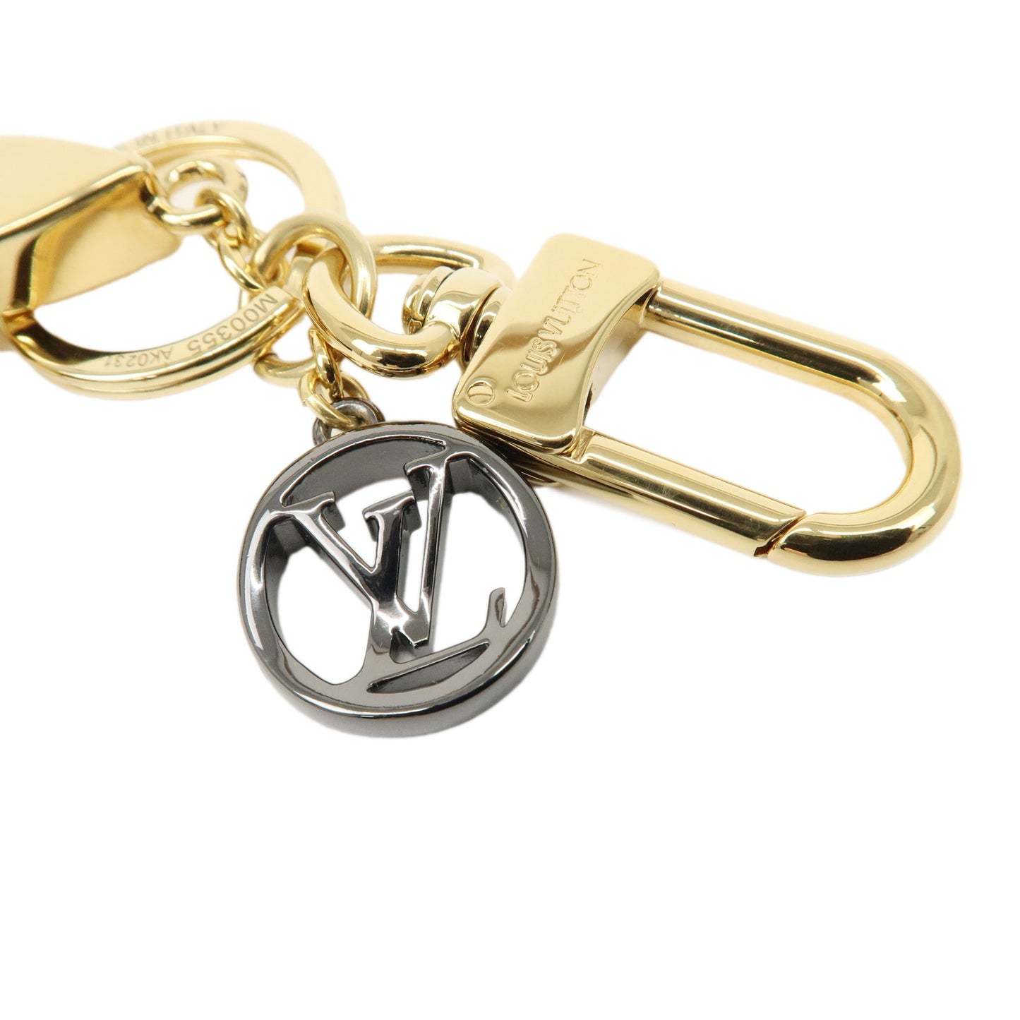 Louis Vuitton Porte Cles Blossom Dream Keychain Gold M00355