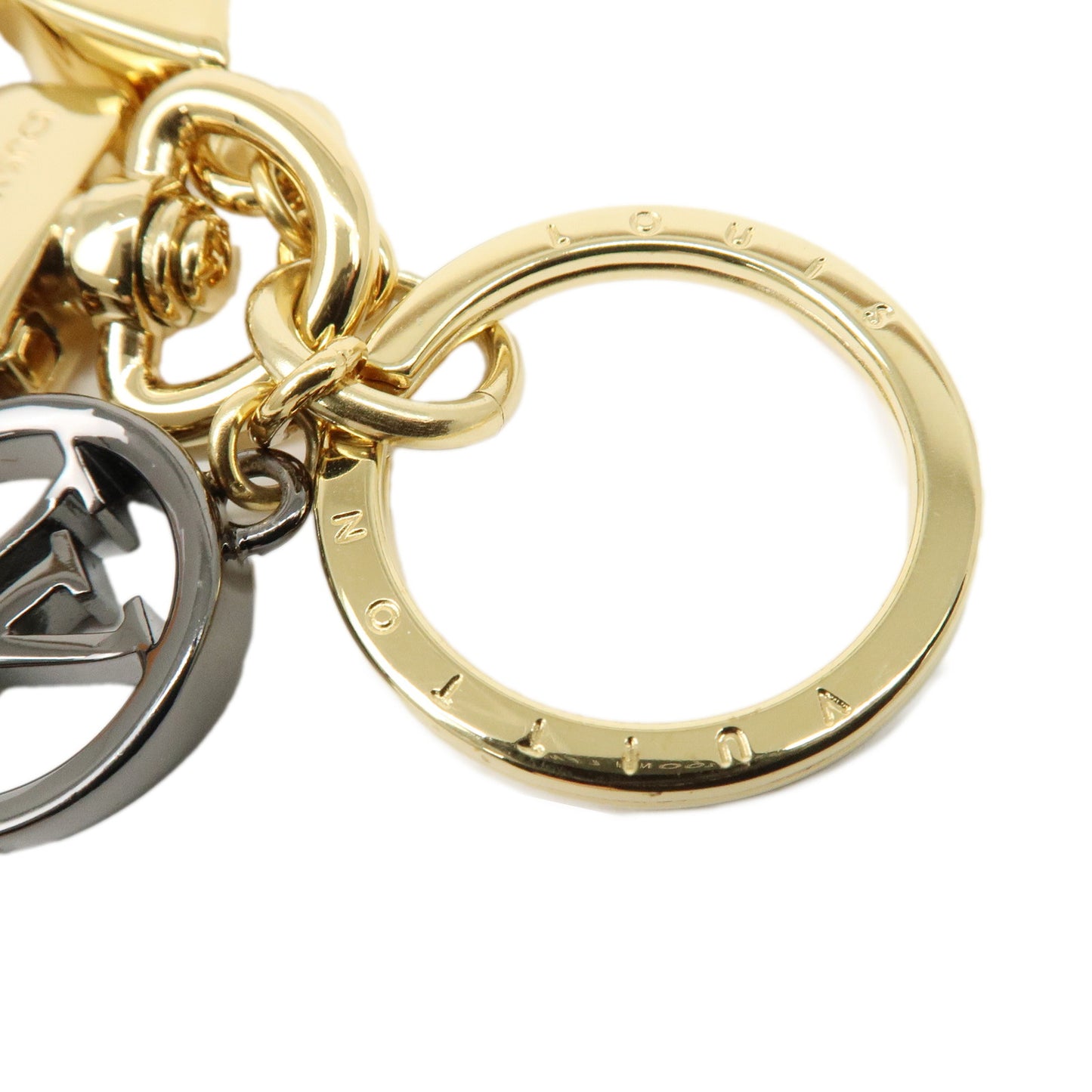 Louis Vuitton Porte Cles Blossom Dream Keychain Gold M00355