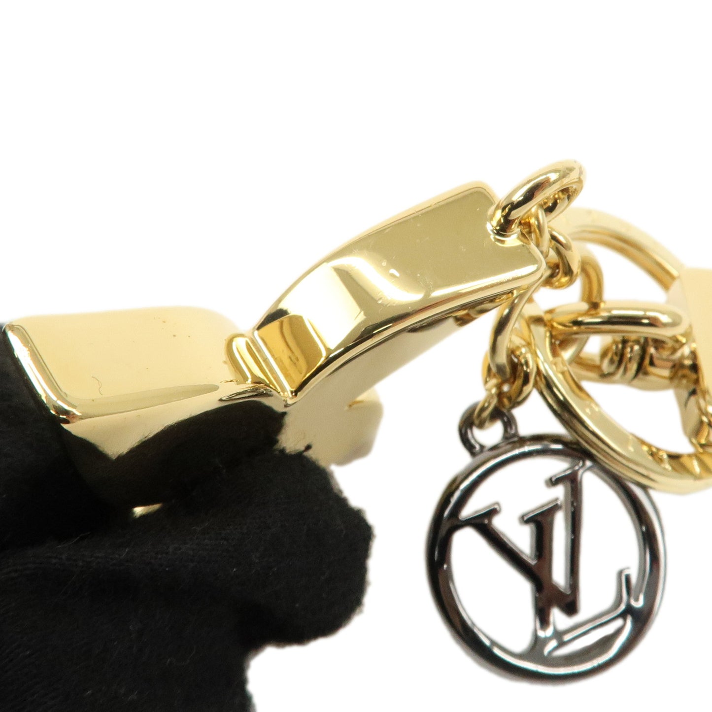 Louis Vuitton Porte Cles Blossom Dream Keychain Gold M00355