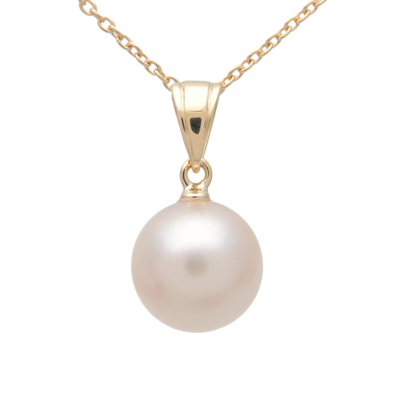 TASAKI-1P-Pearl-8.4mm-Necklace-K18YG-750YG-Yellow-Gold