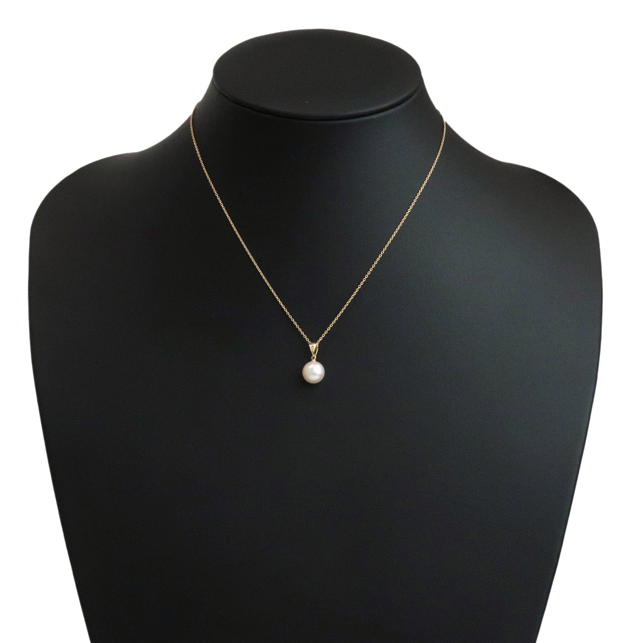 TASAKI 1P Pearl 8.4mm Necklace K18YG 750YG Yellow Gold