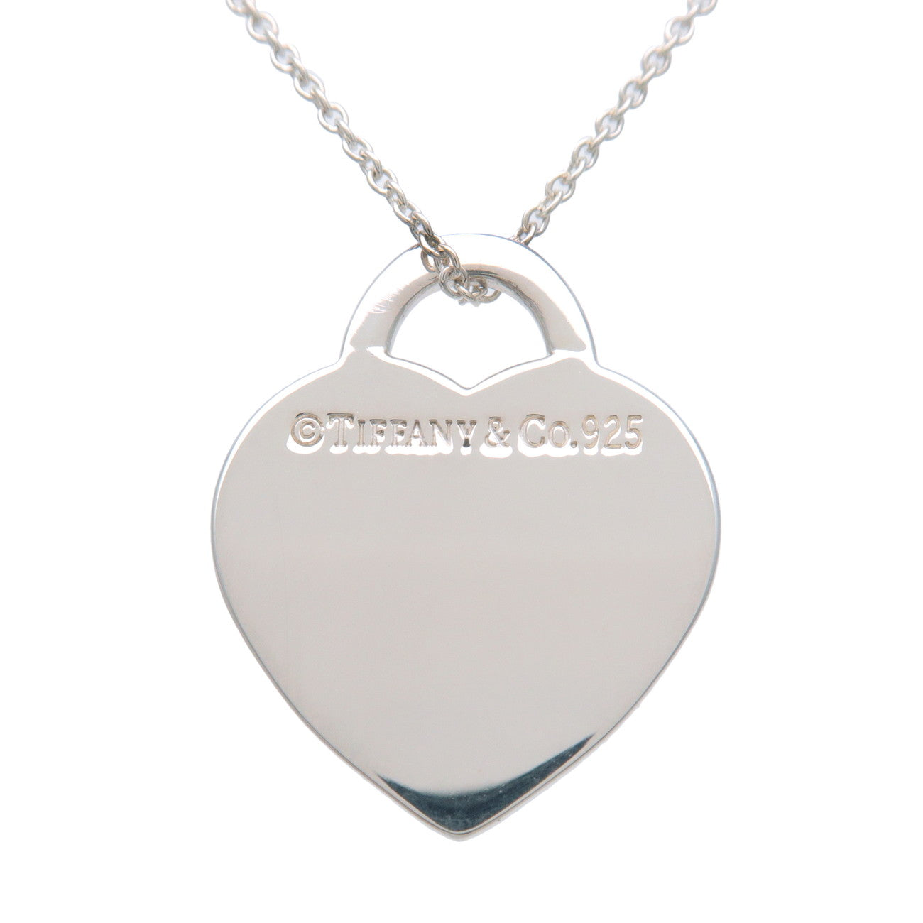 Tiffany&Co. Return to Tiffany Heart Tag Necklace SV925 SIlver