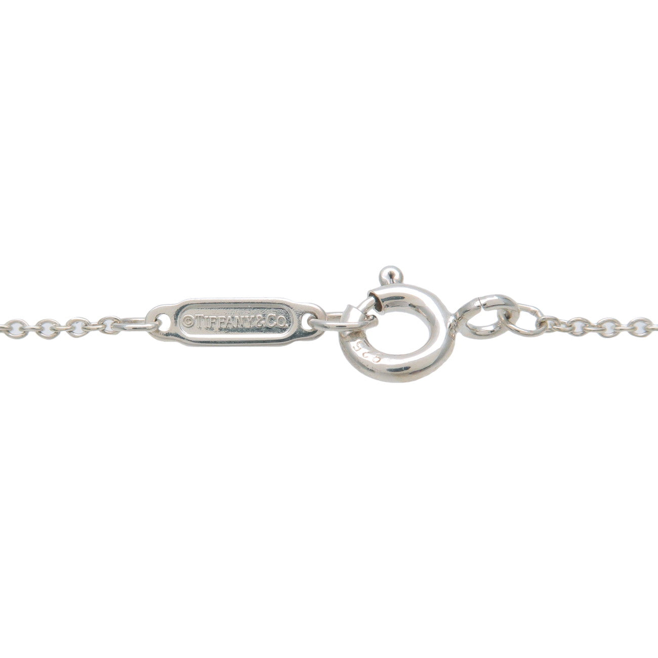 TIffany&Co. Return to Tiffany Heart Lock Necklace SV925 Silver