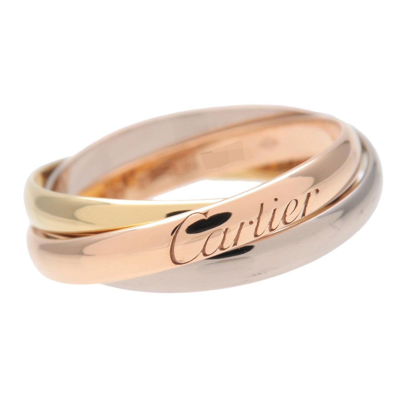 Cartier Trinity Ring SM K18 750YG/WG/PG #50 US5-5.5 EU50 HK11.5