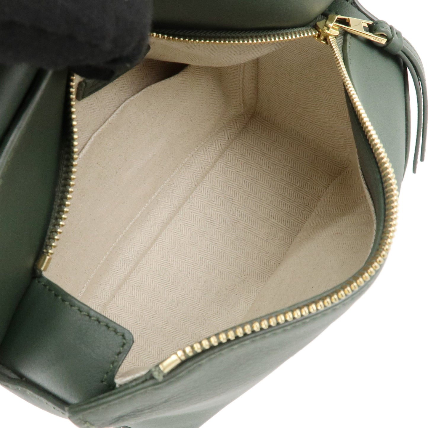 LOEWE Leather Puzzle Bag Small 2Way Bag Hand Bag Green