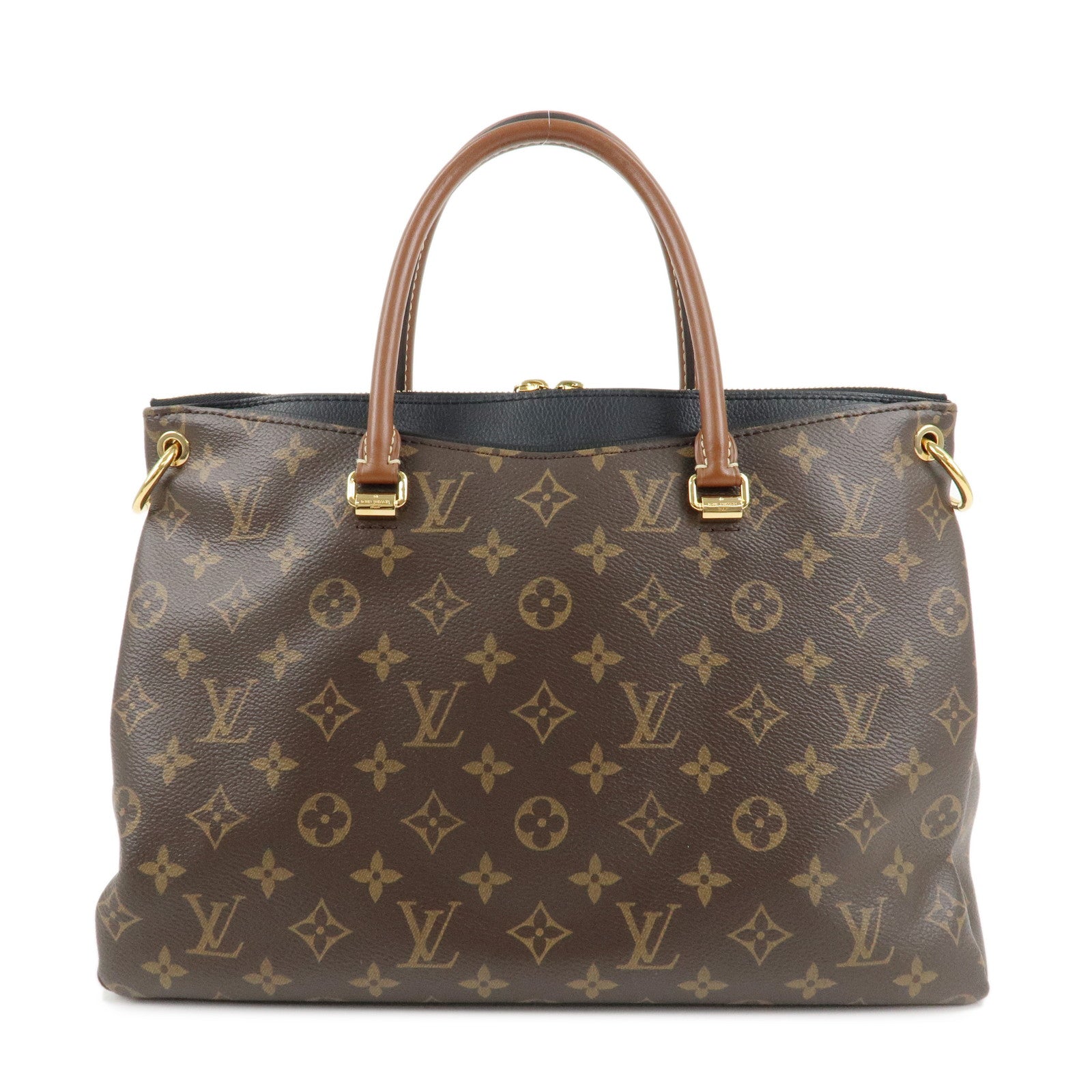 Louis Vuitton Monogram Pallas 2Way Hand Bag Noir M41064