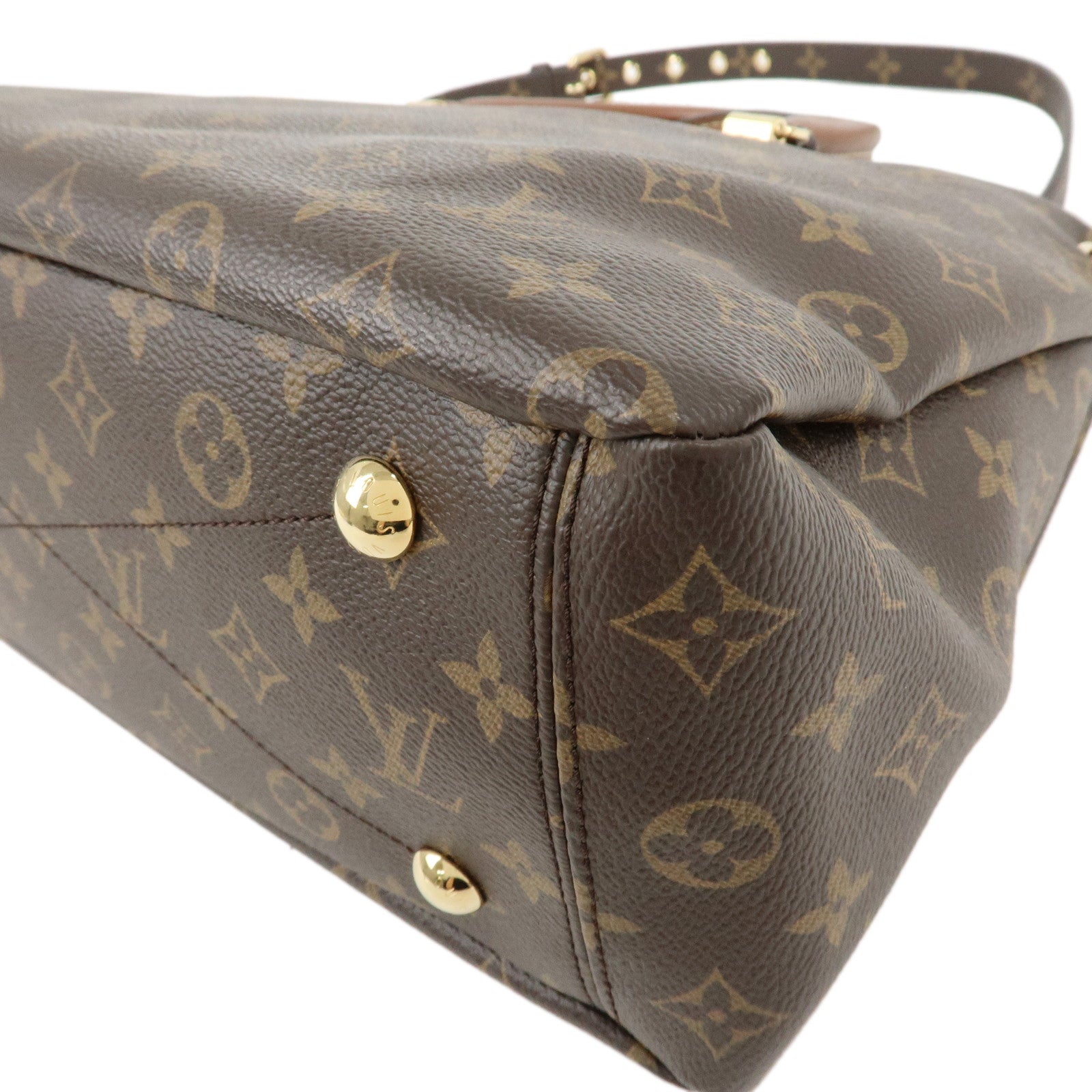 Louis Vuitton Monogram Pallas 2Way Hand Bag Noir M41064