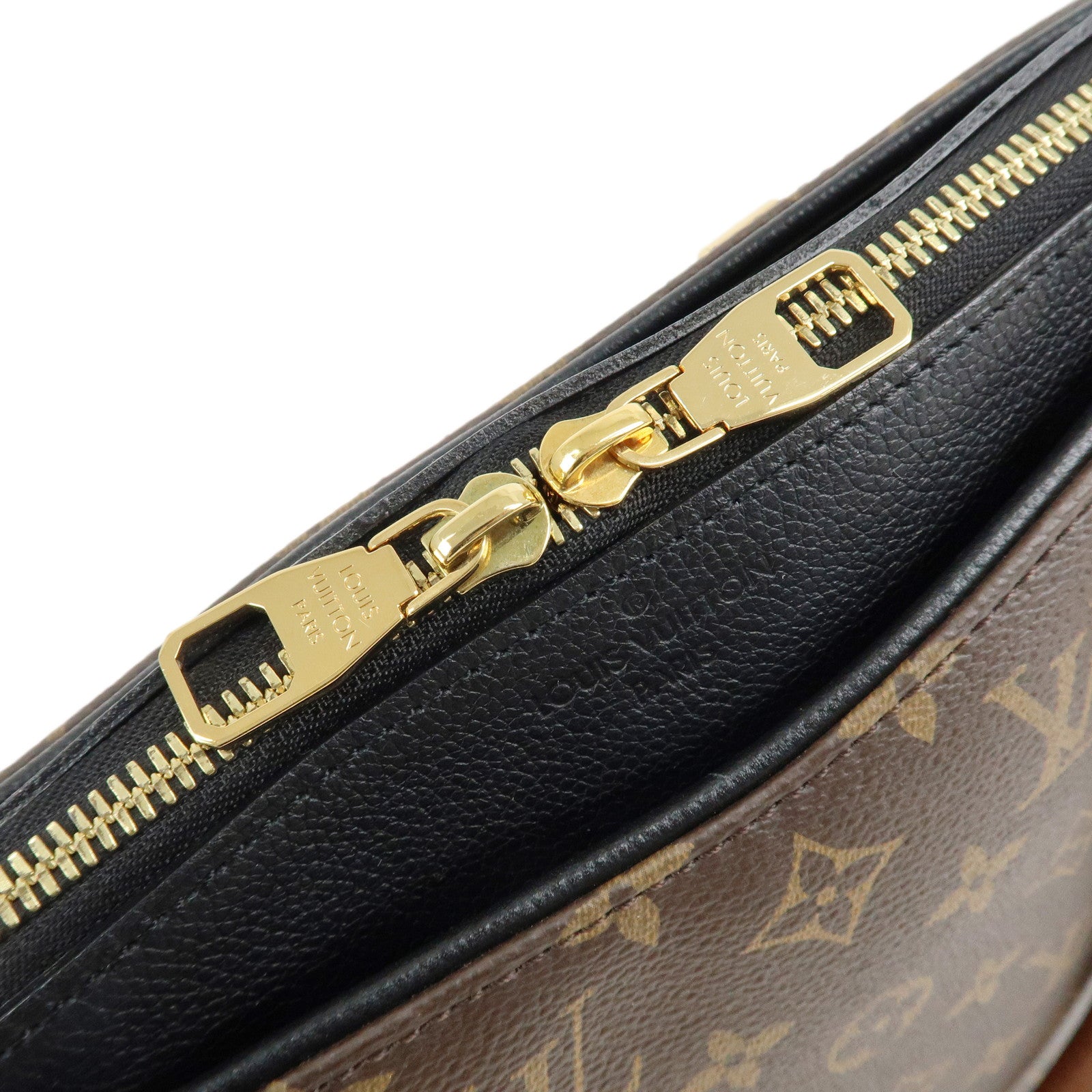 Louis Vuitton Monogram Pallas 2Way Hand Bag Noir M41064