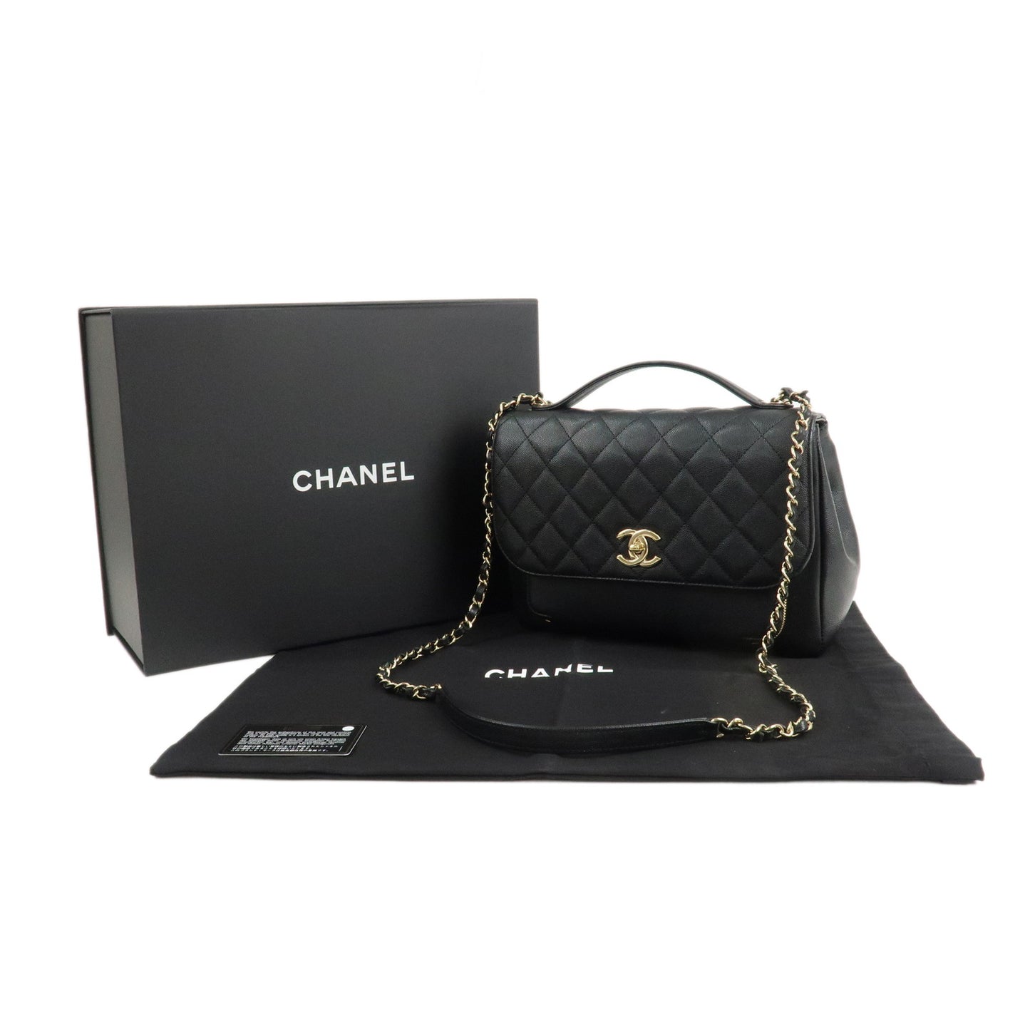 CHANEL Matelasse Cavior Skin Business Infinity 2WAY Bag A93608