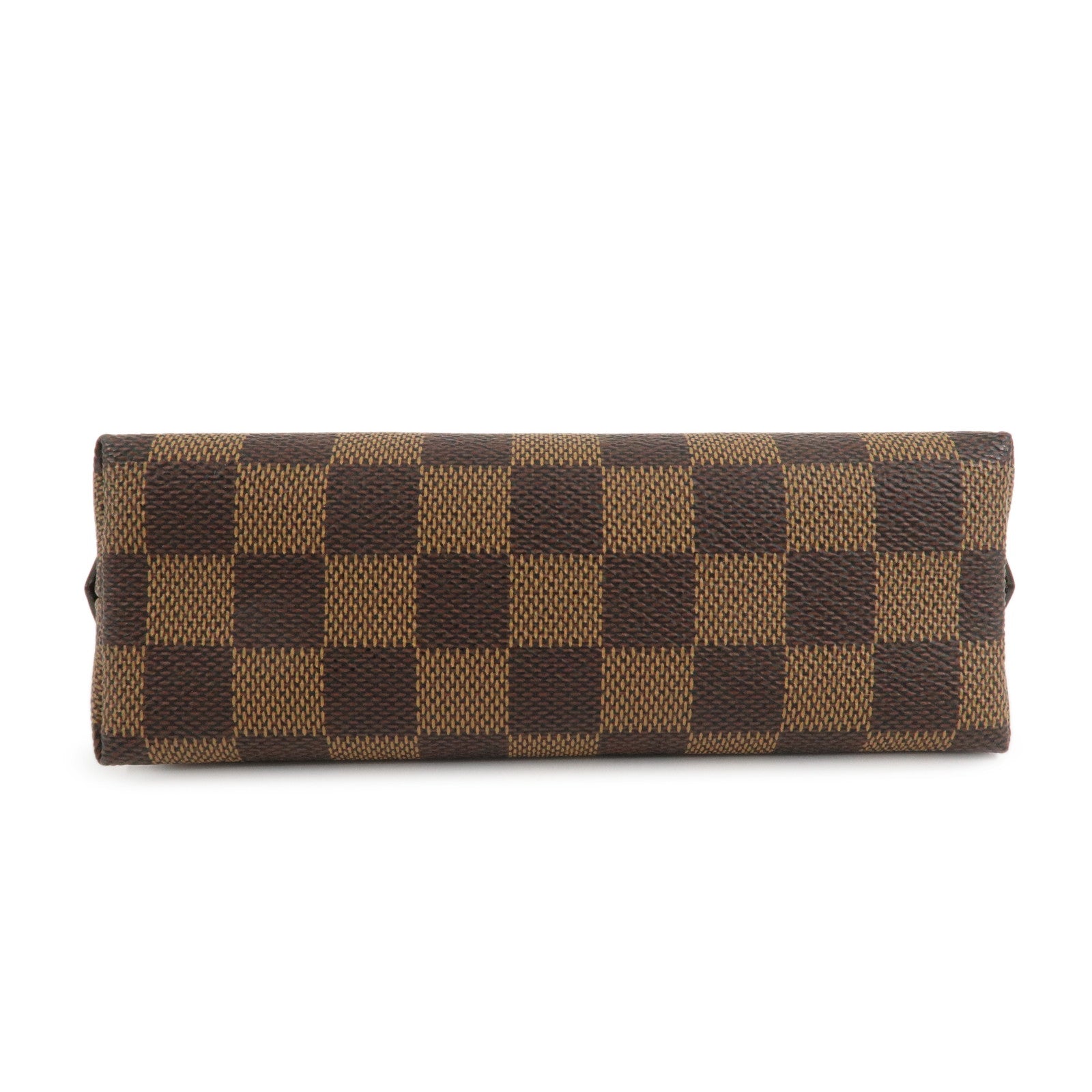 Louis Vuitton Damier Pochette Cosmetic Pouch Brown N47516