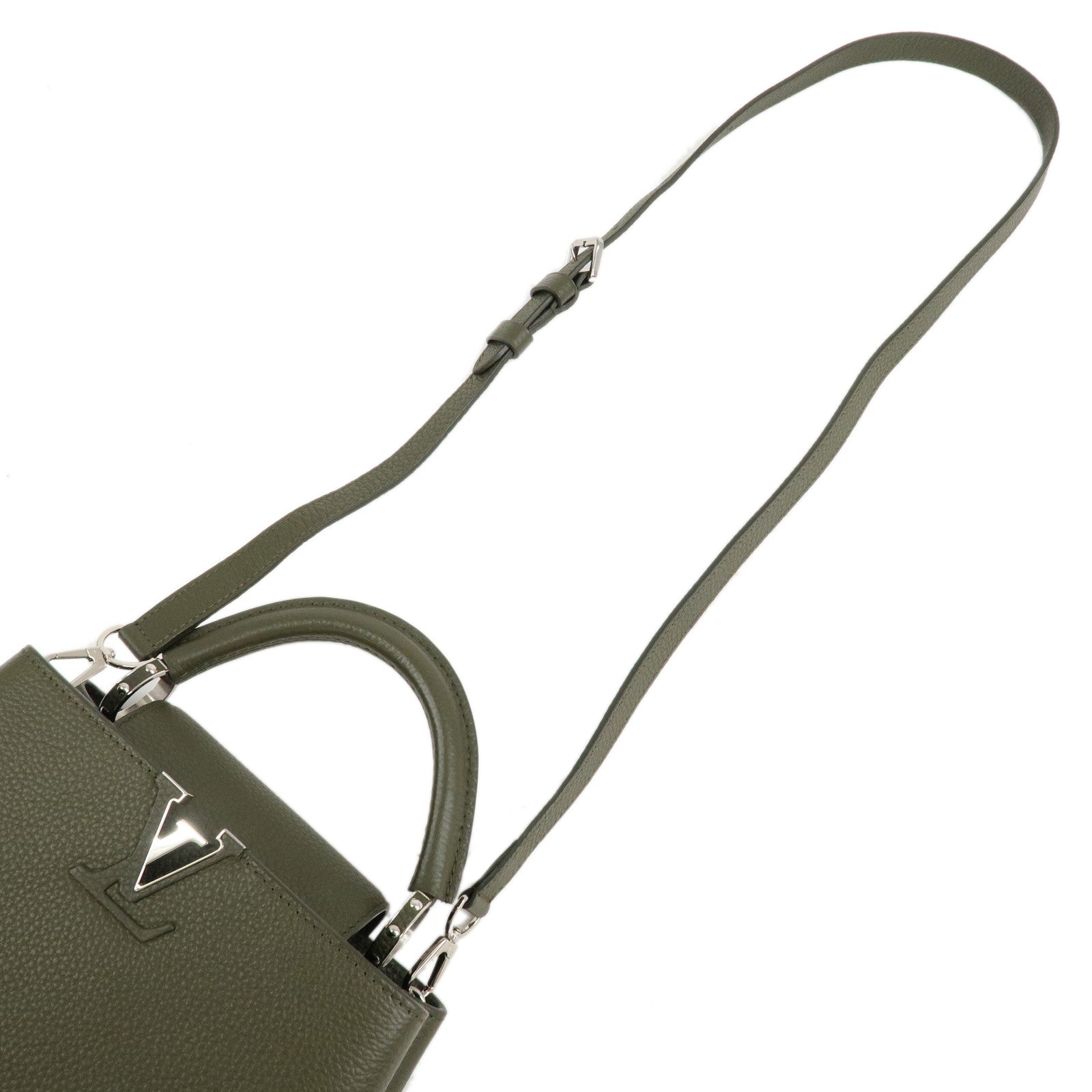 Louis Vuitton Capucine BB Hand Bag Khaki M57227