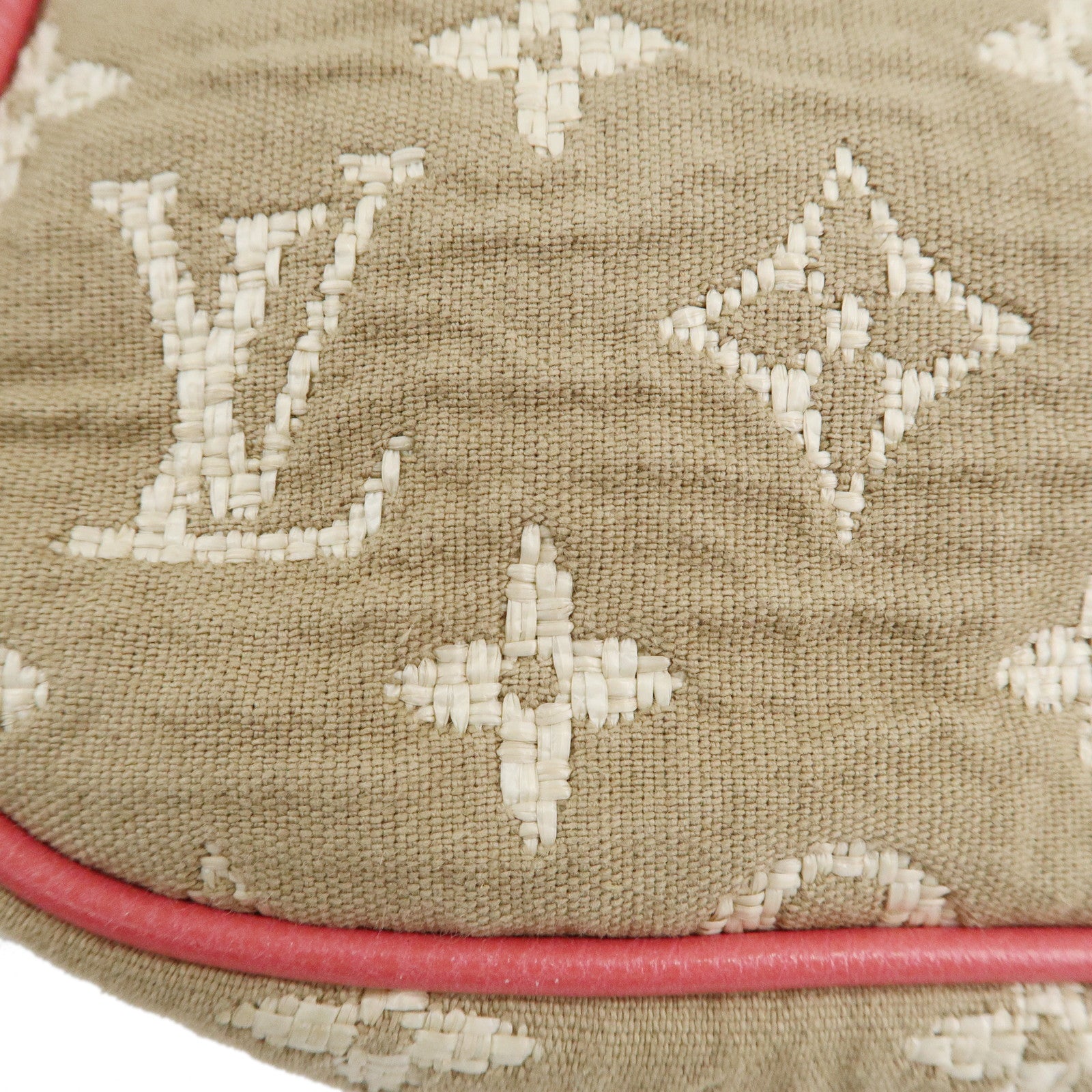 LOUIS VUITTON Monogram Sabia Pochette Accessoire Beige Pink M93069 Used