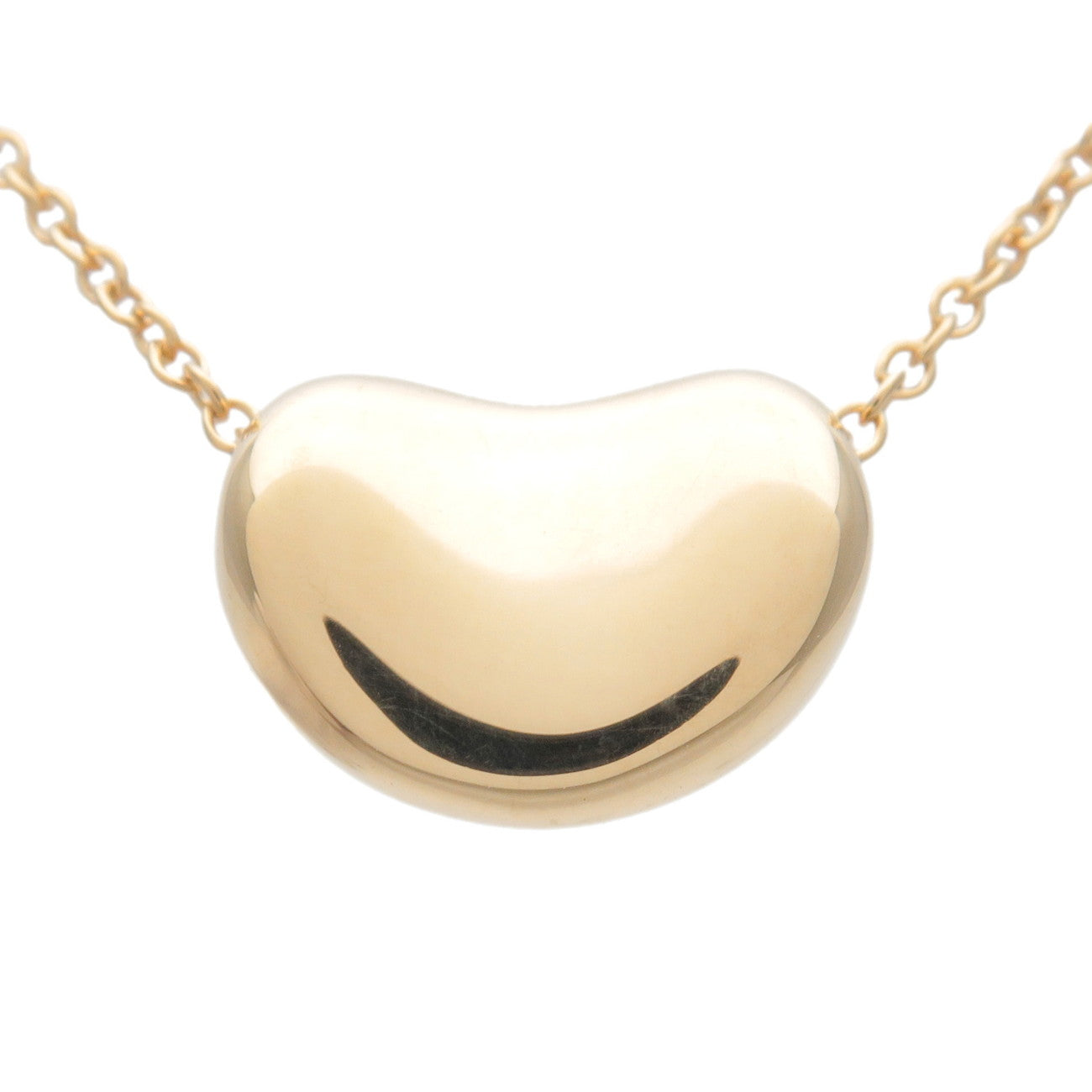 Tiffany&Co.-Bean-Necklace-Small-K18YG-750YG-Yellow-Gold