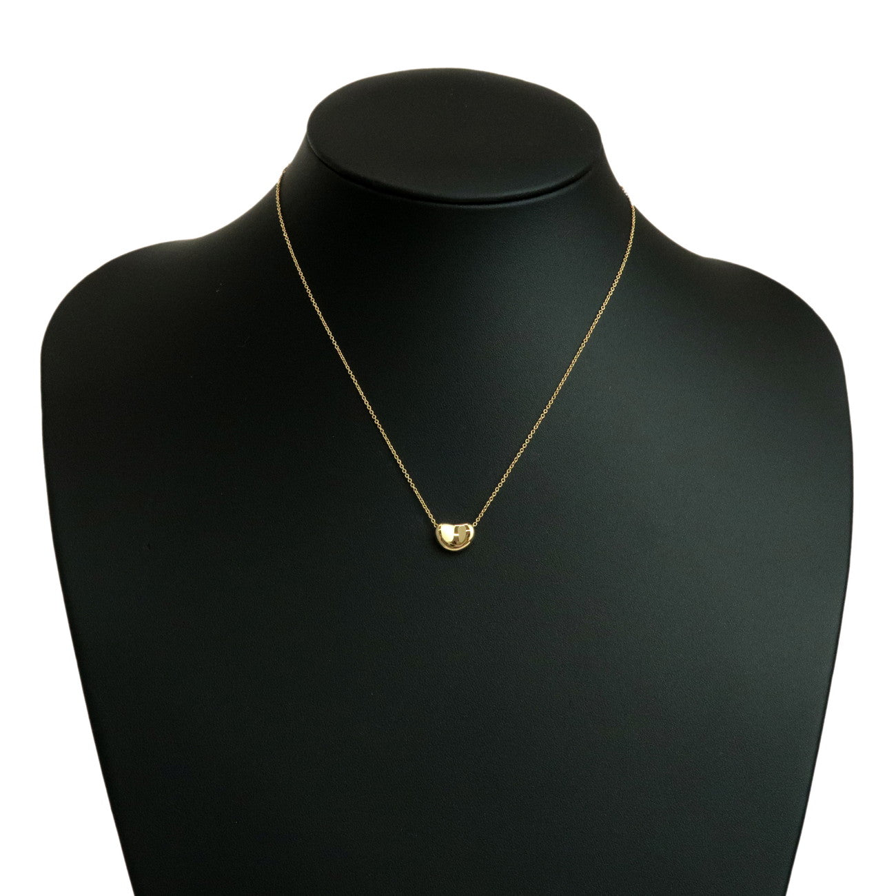 Tiffany&Co. Bean Necklace Small K18YG 750YG Yellow Gold