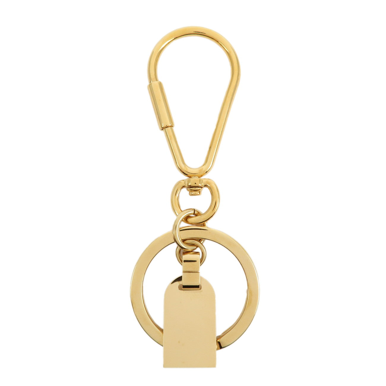 Louis Vuitton Porte Cles Mini Travel Charm Key Chain Gold M65996