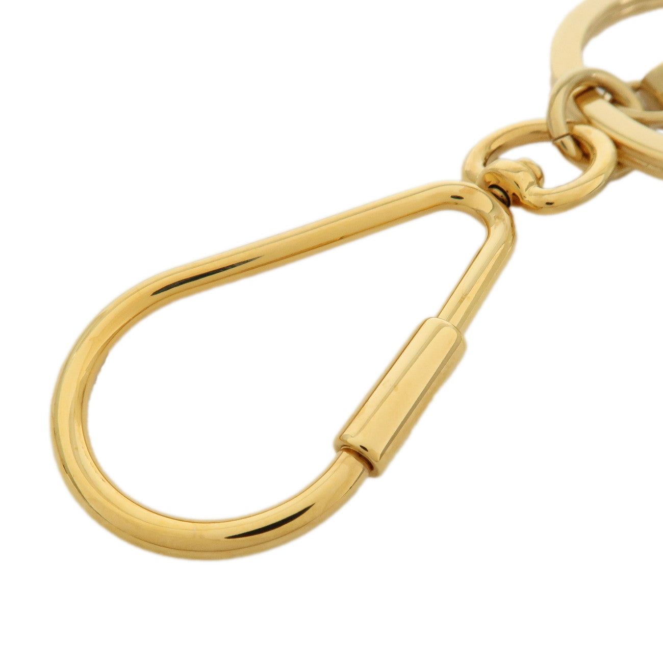 Louis Vuitton Porte Cles Mini Travel Charm Key Chain Gold M65996