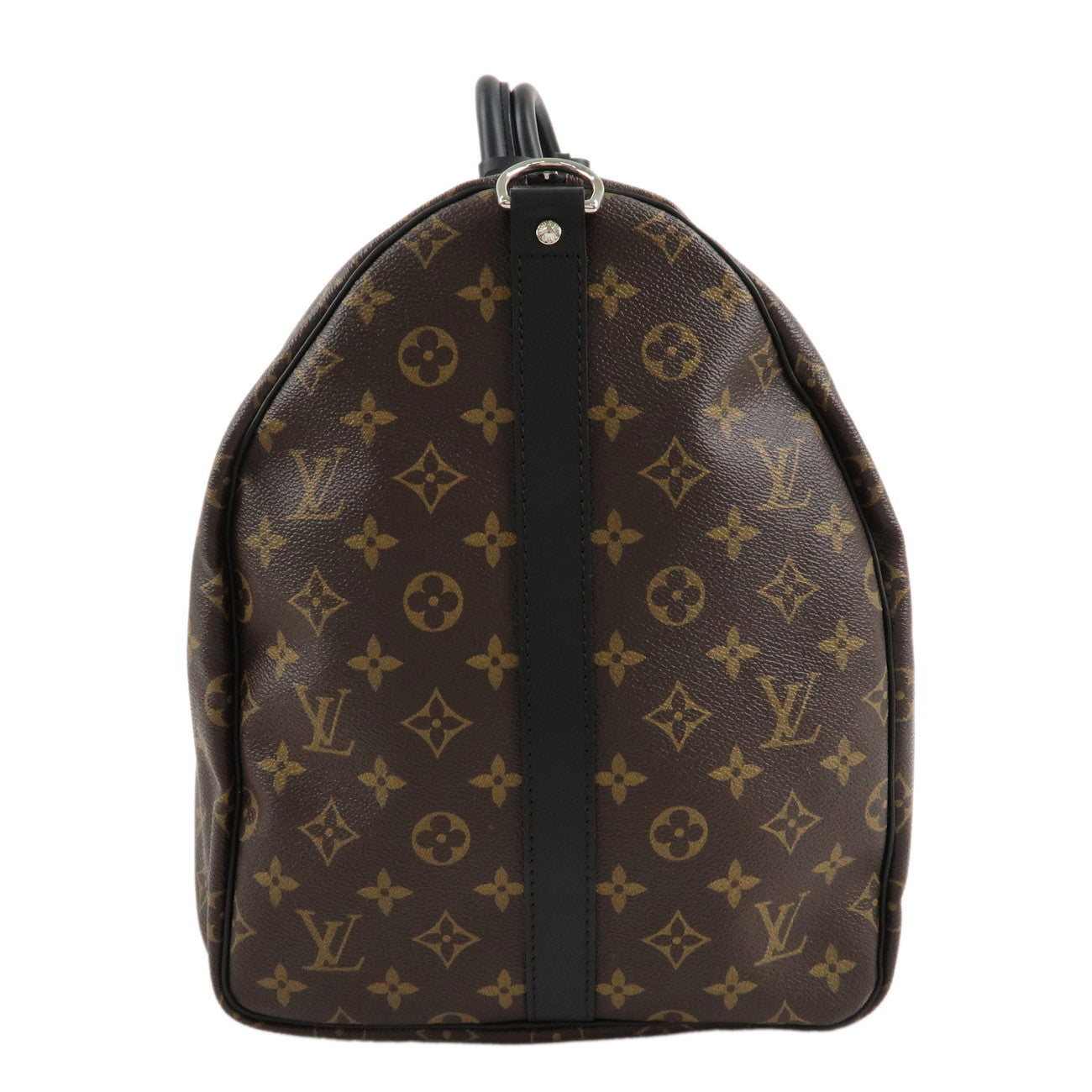 Louis Vuitton Macassar Keep All Bandouliere 55 Boston Bag M56714 Used