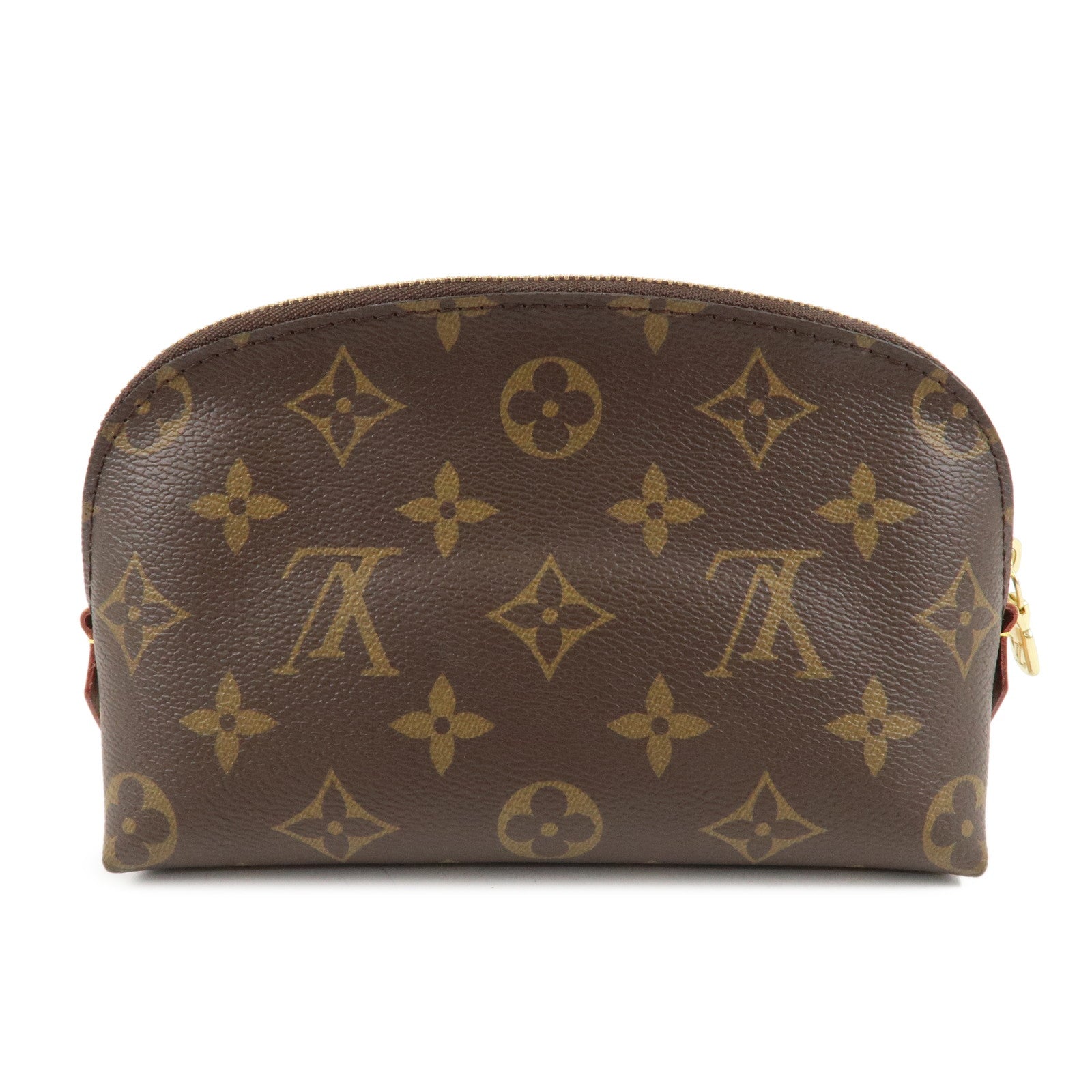 Louis Vuitton Monogram Pochette Cosmetic Pouch Brown M47515