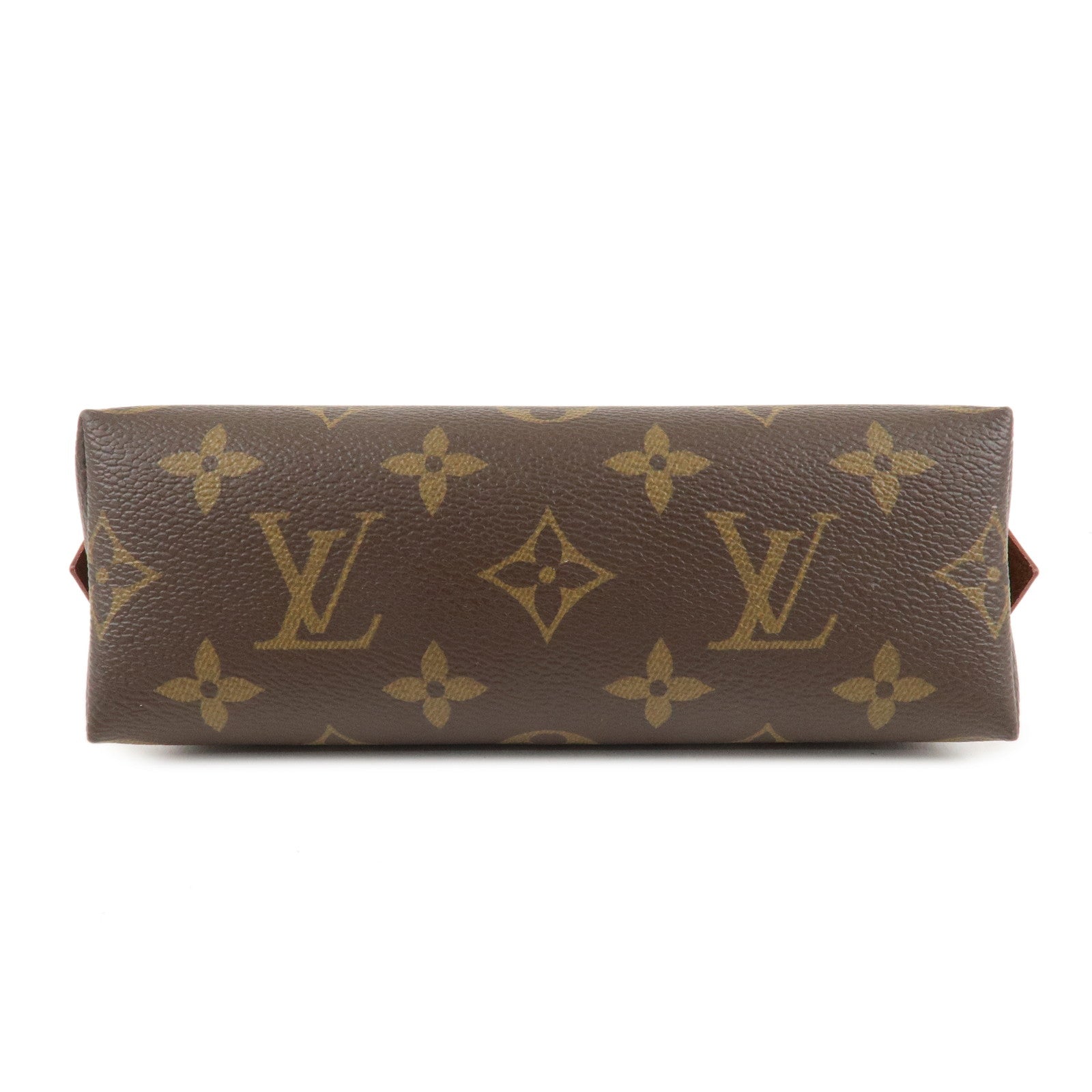 Louis Vuitton Monogram Pochette Cosmetic Pouch Brown M47515