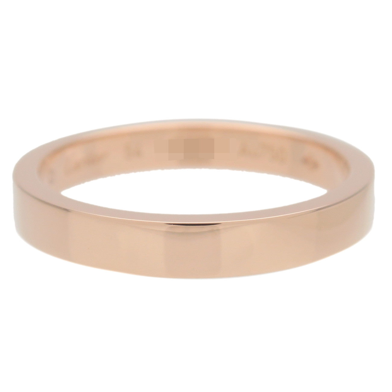 Cartier Engraved Ring K18 750PG Rose Gold #54 US7 EU53.5 HK15