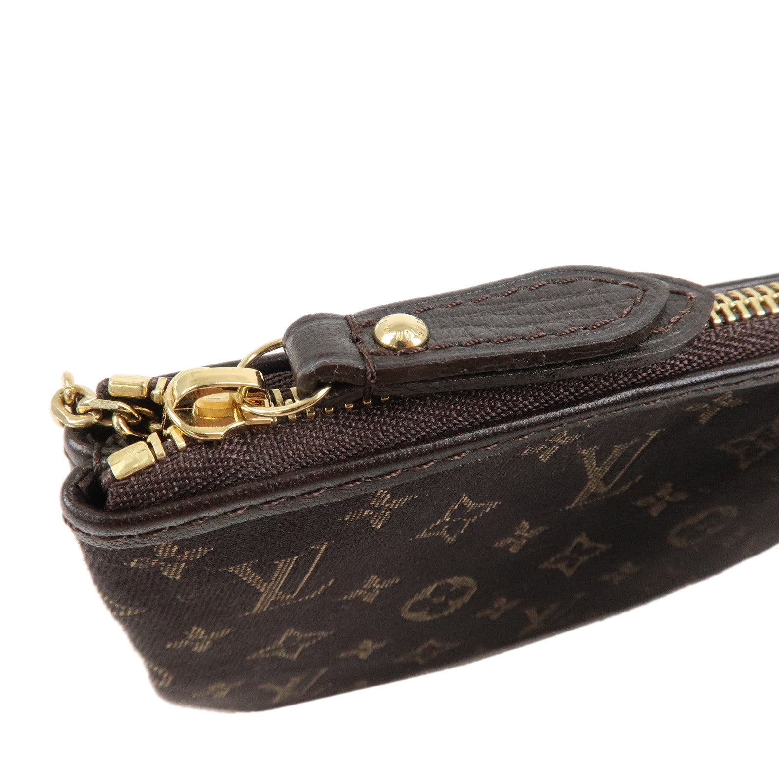 Louis Vuitton Monogram Mini Lin Pochette Cles Coin Case M95230