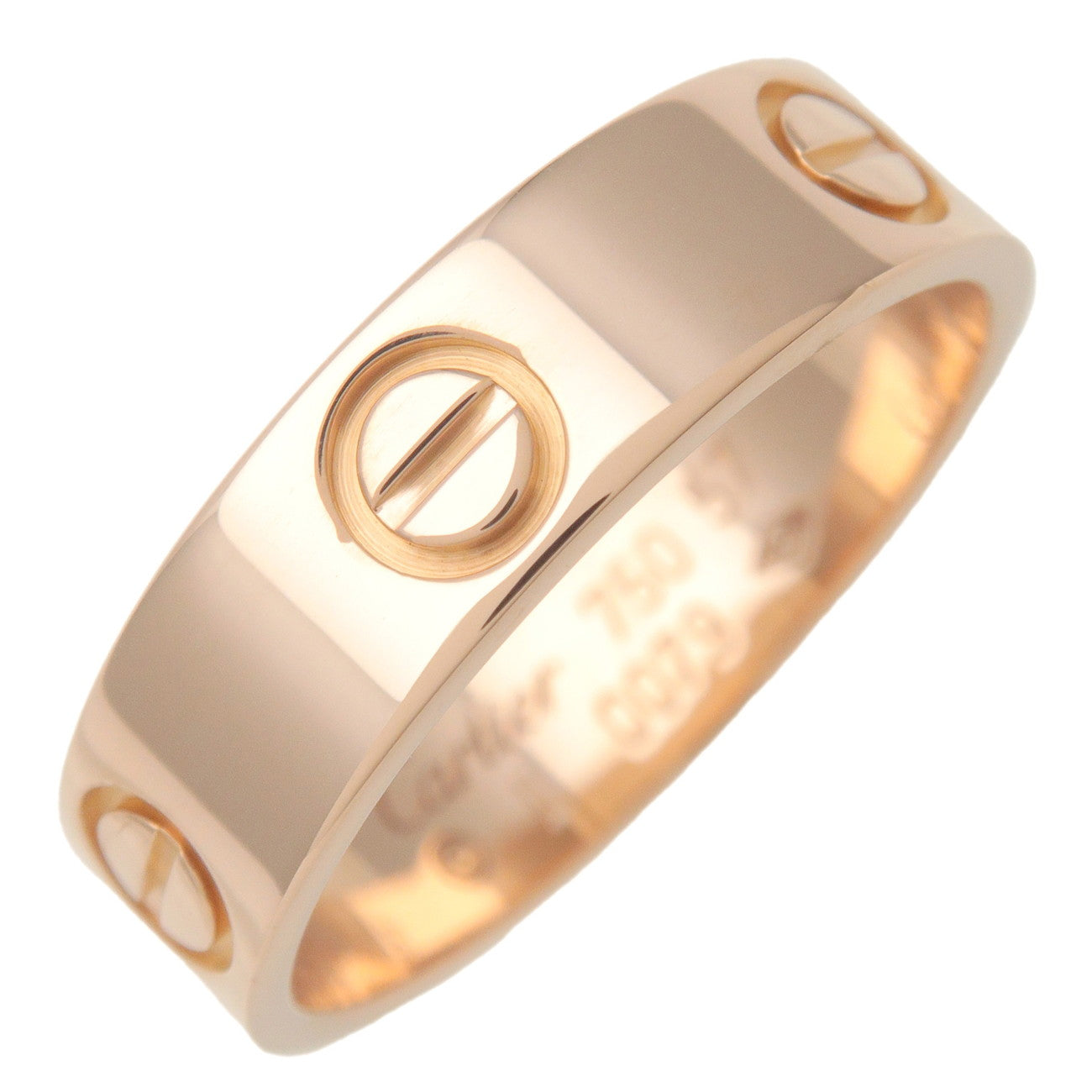 Cartier-Love-Ring-K18PG-750PG-Rose-Gold-#57-US8-8.5