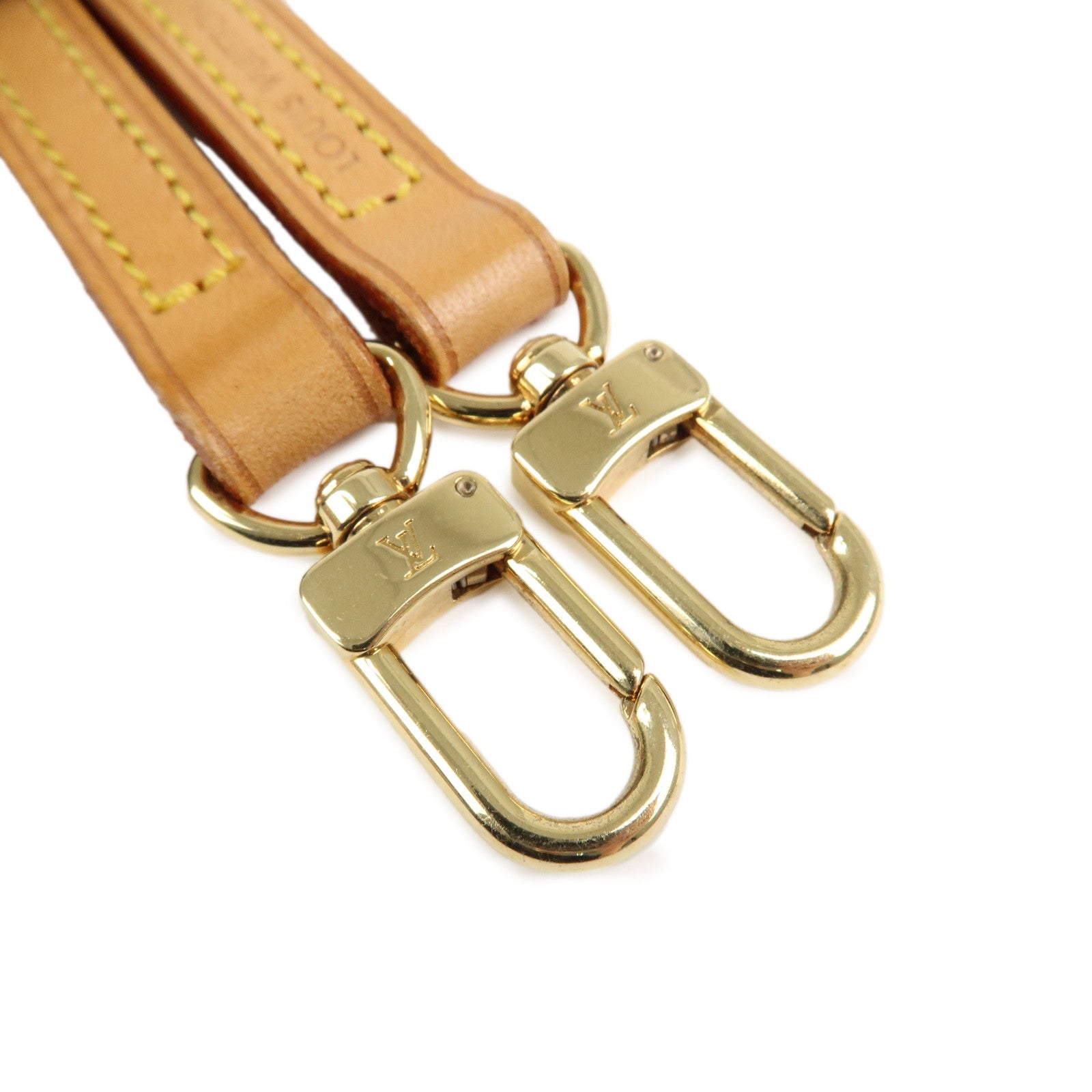 Louis Vuitton Nume Leather Shoulder Strap 120cm Natural J00145 Used