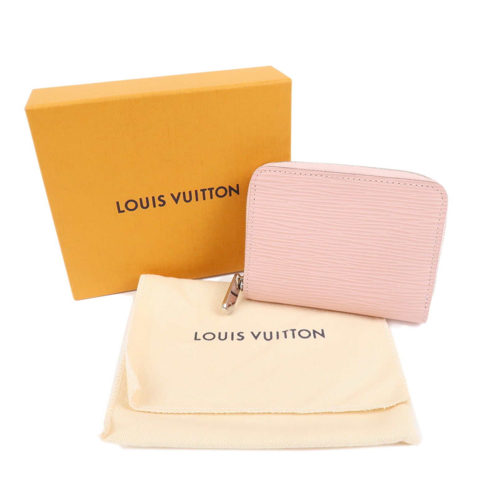 Louis Vuitton Epi Zippy Coin Purse Coin Case Rose Ballerine M61206