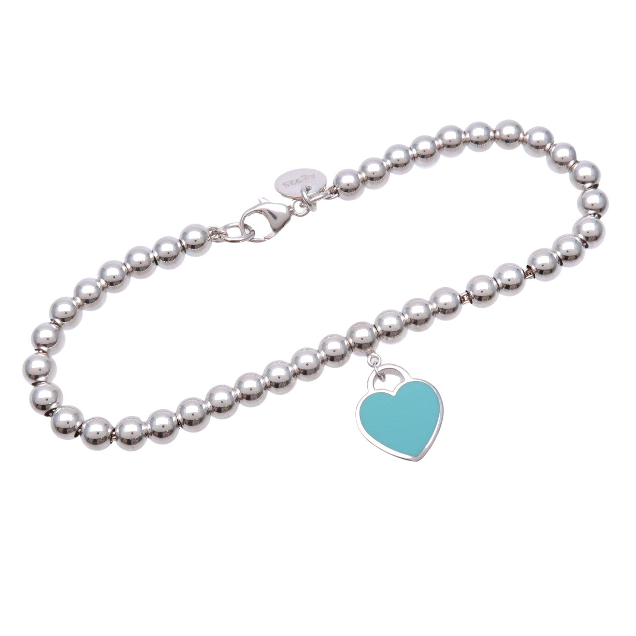 Tiffany&Co. Return to Tiffany Mini Heart 1P Diamond Bracelet SV925