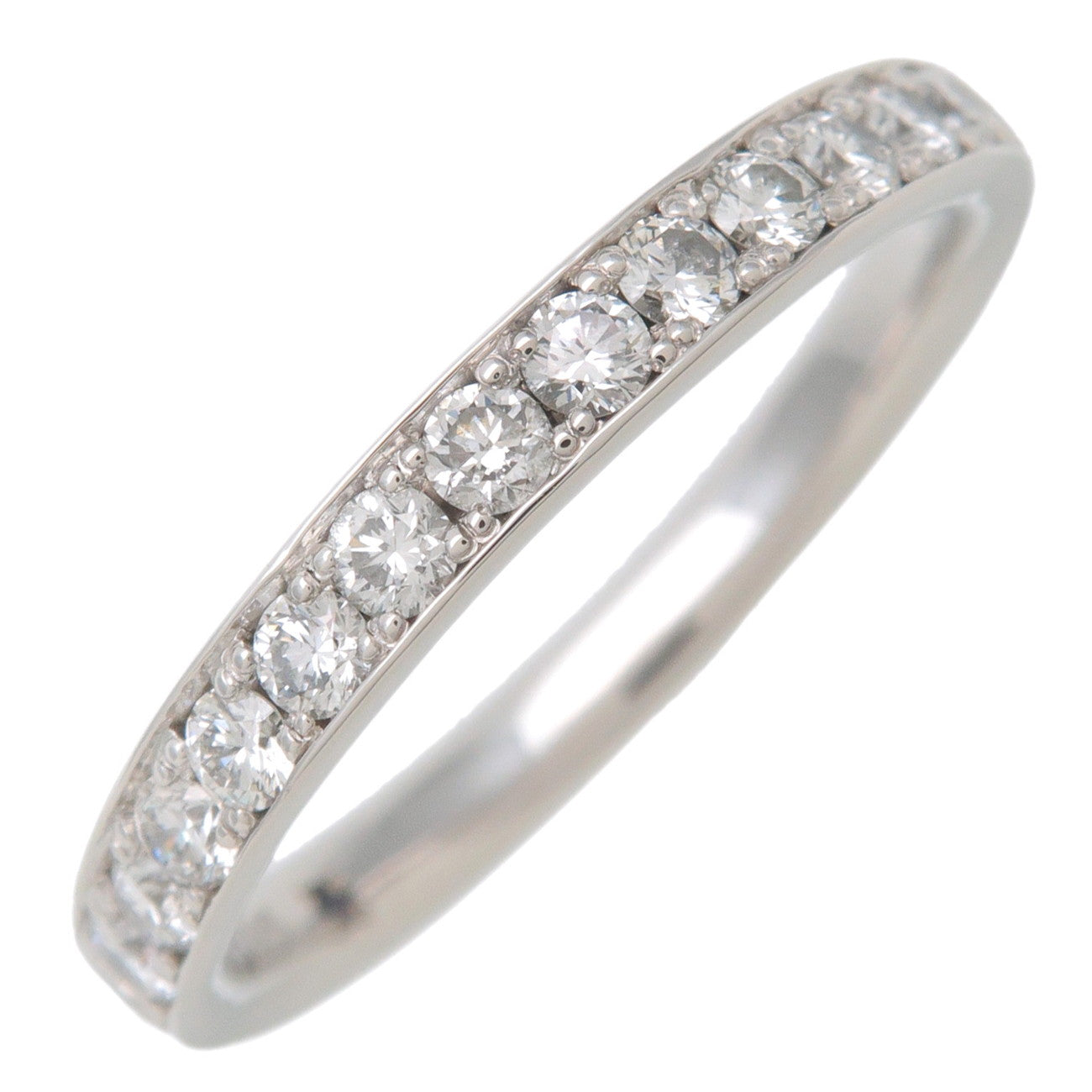 4C Half Eternity Diamond Ring PT950 Platinum US5.5-6 EU51 Used Used