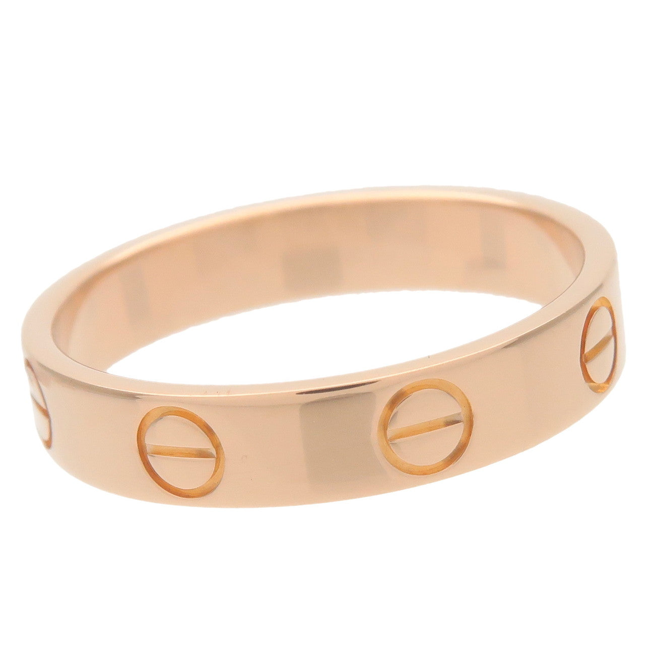 Cartier Cartier Mini Love Ring K18 750PG Rose Gold #52 US6-56.5