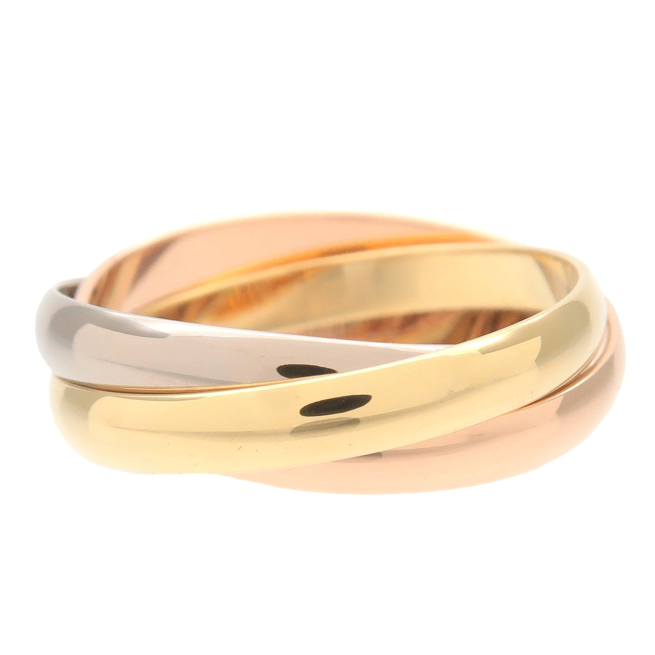 Cartier Cartier Trinity Ring SM K18 750YG/WG/PG #49 US#5 Used