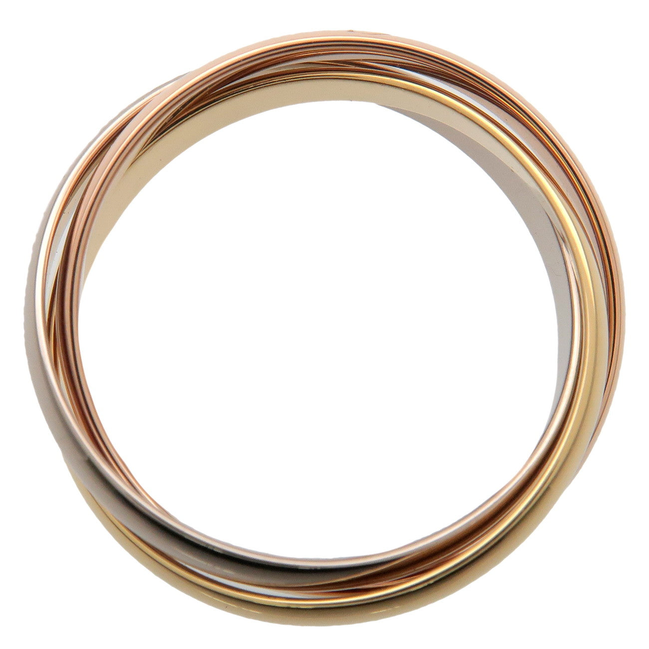 Cartier Cartier Trinity Ring SM K18 750YG/WG/PG #49 US#5 Used