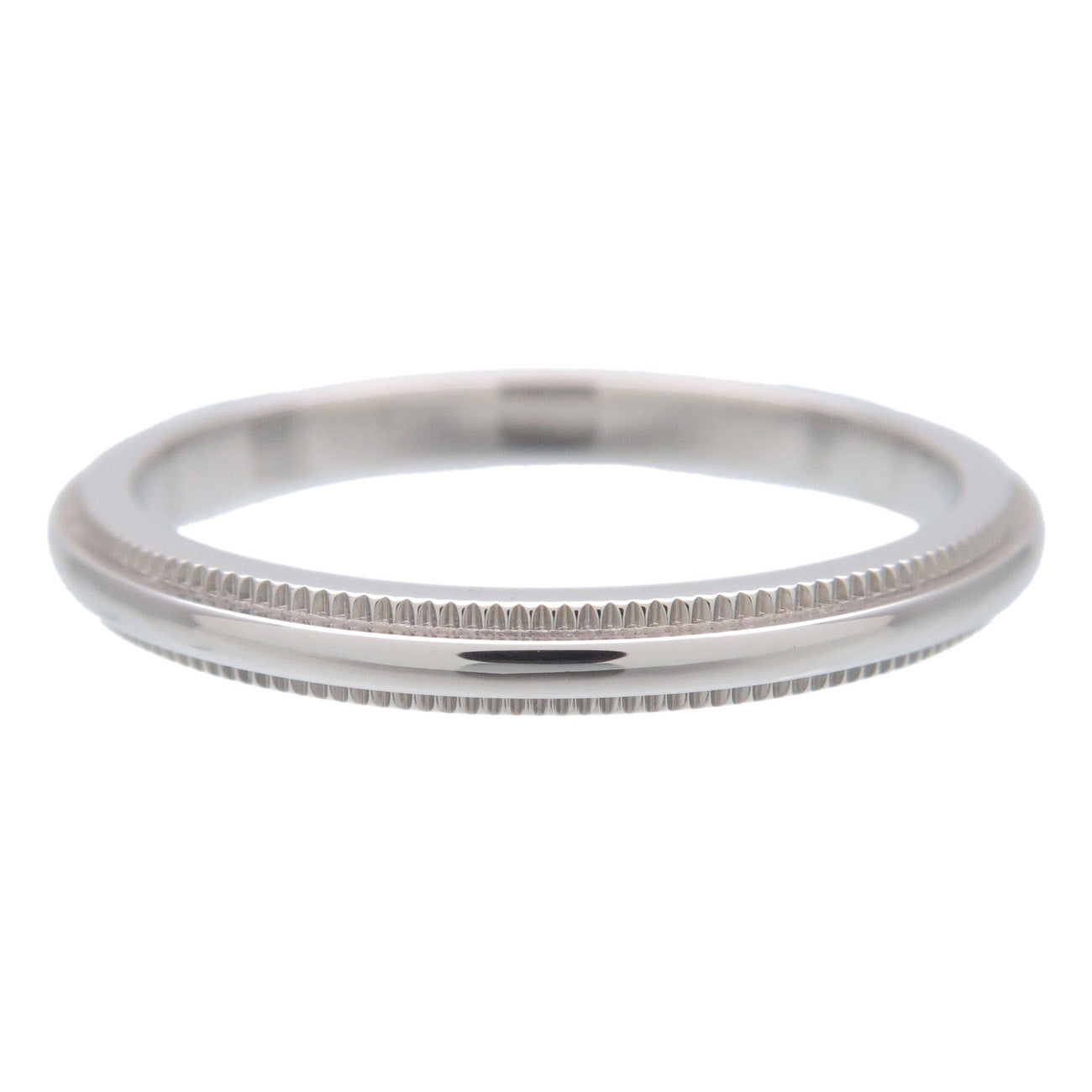 Tiffany&Co. Milgrain Band Ring PT950 Platinum US5.5-6 EU51